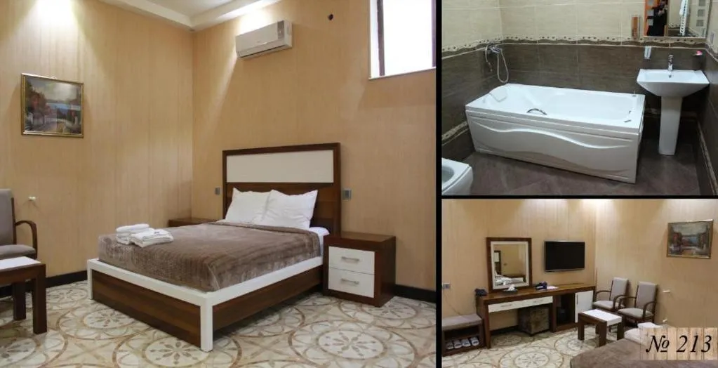 Bed in Manor Luxury Hotel Baku