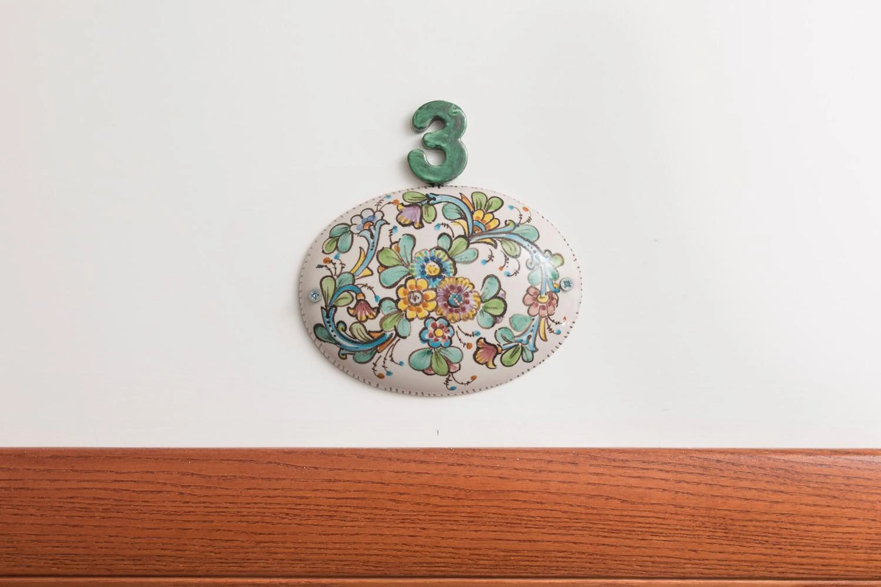 Decorative detail in B&B Palazzo Pinto