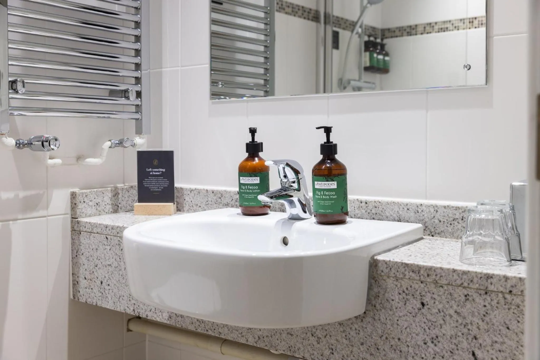 Bathroom in voco Oxford Thames by IHG