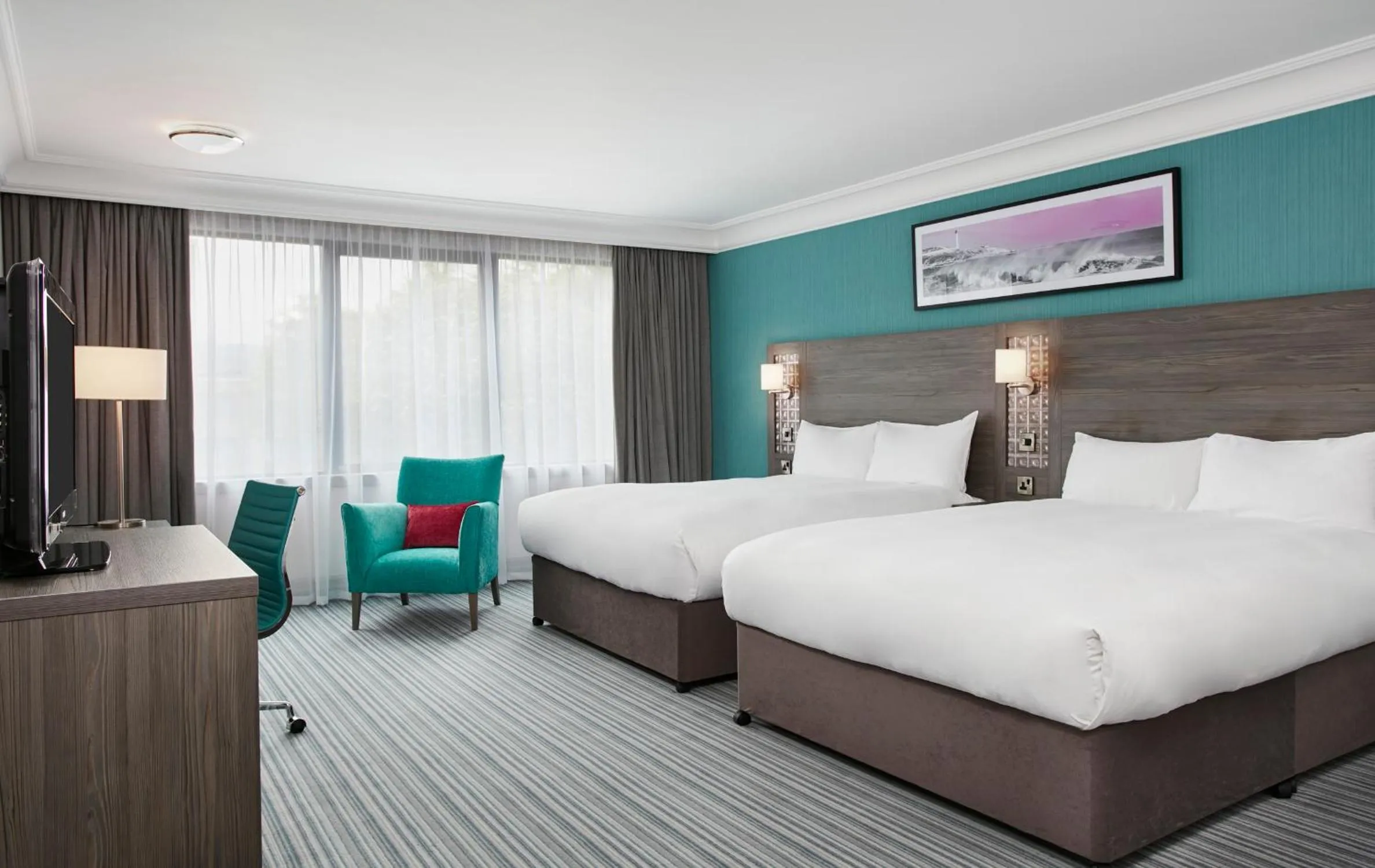 Bedroom, Bed in Leonardo Hotel East Midlands Airport - On-Site