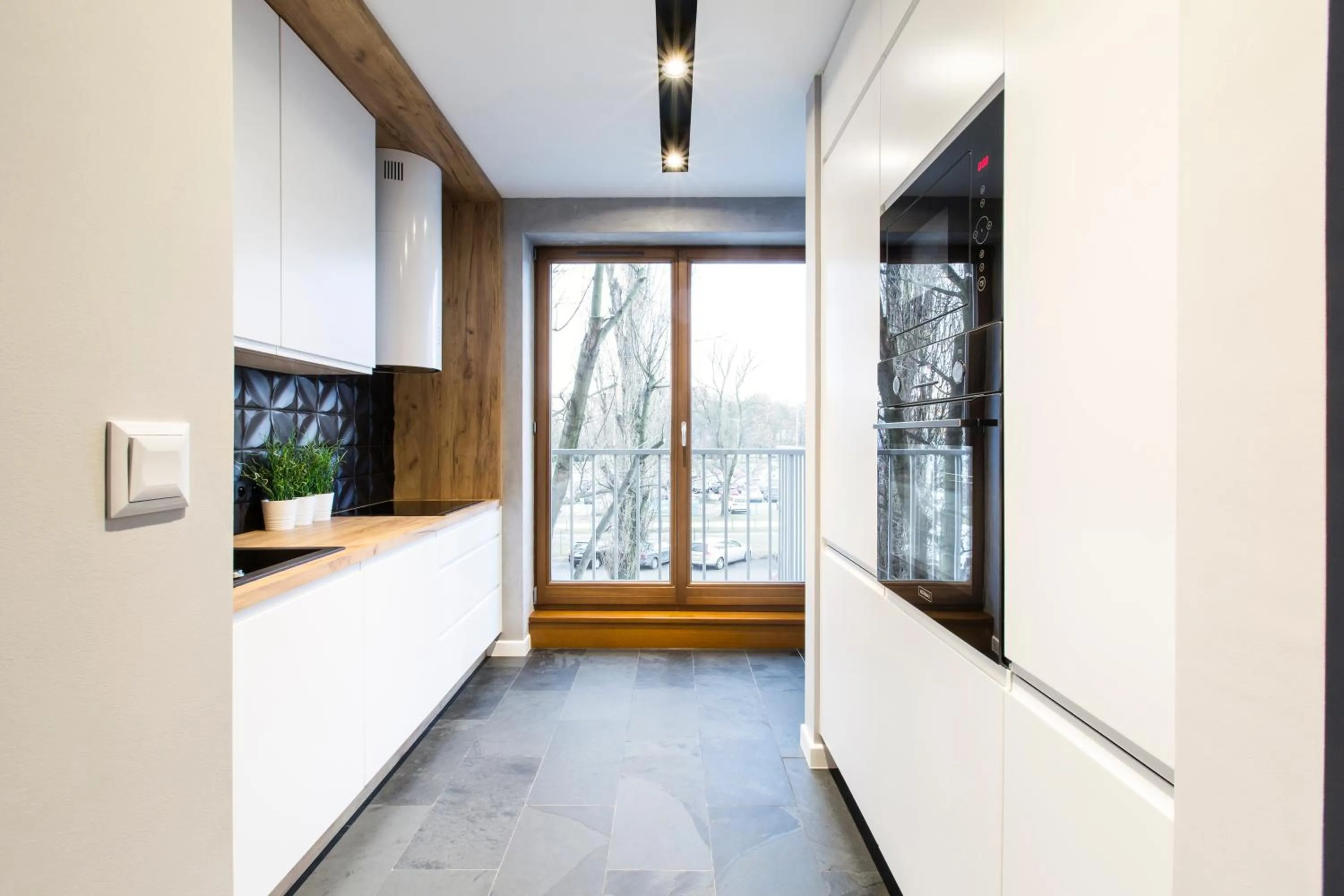 Kitchen or kitchenette in Homewell Apartments Maraton Gardens