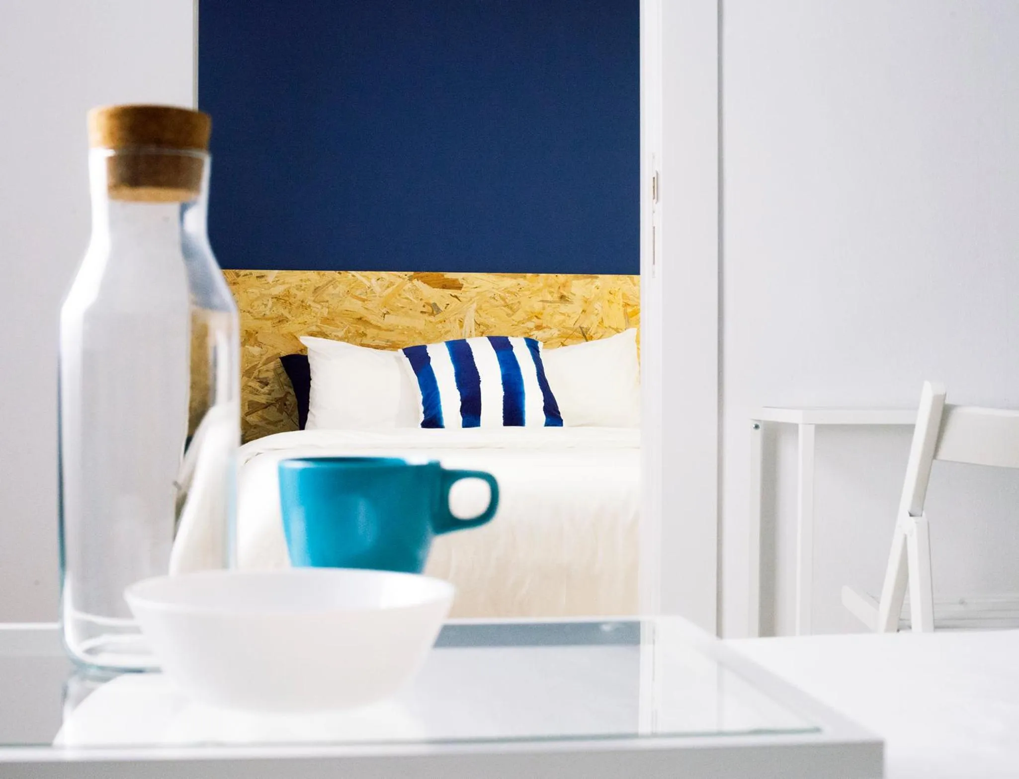 Decorative detail, Bed in B&B El Mercat