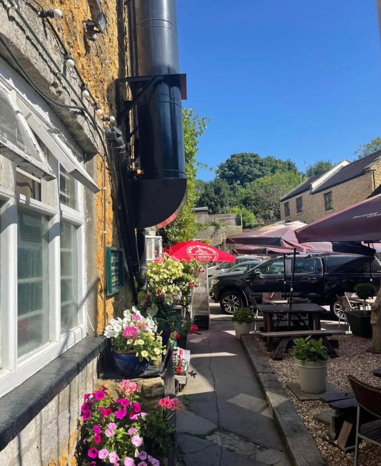 Garden in The George Hotel