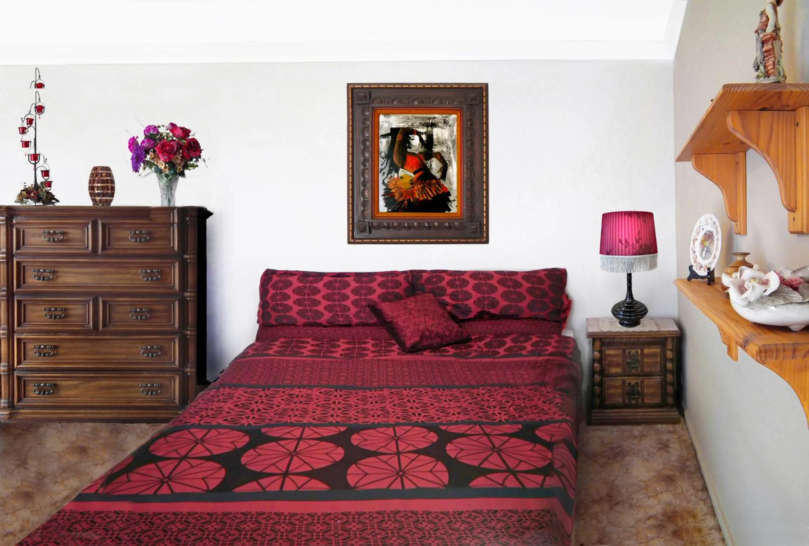 Photo of the whole room, Bed in The Spanish Guesthouse, Private Rooms