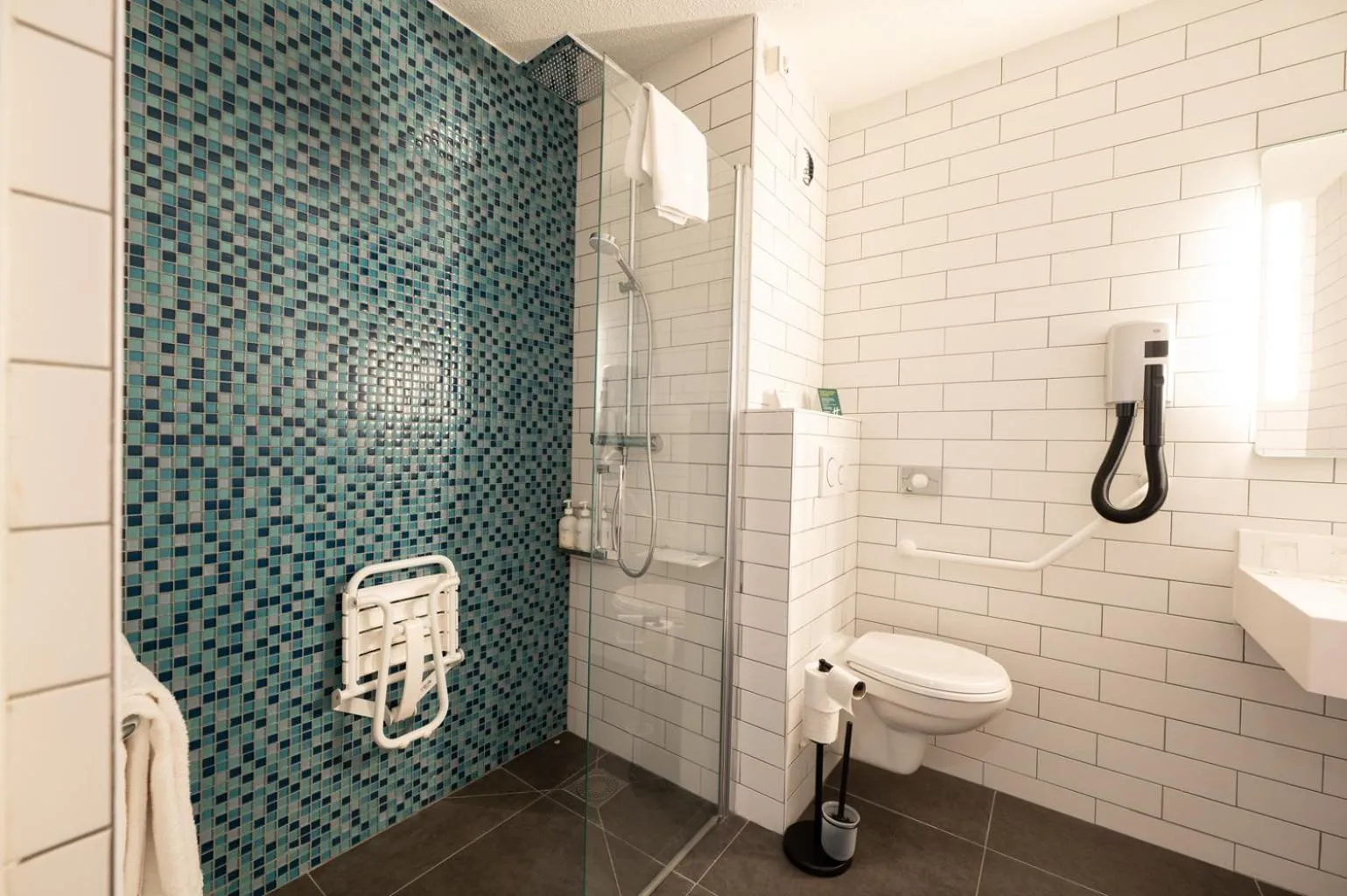 Shower in Holiday Inn Calais-Centre by IHG