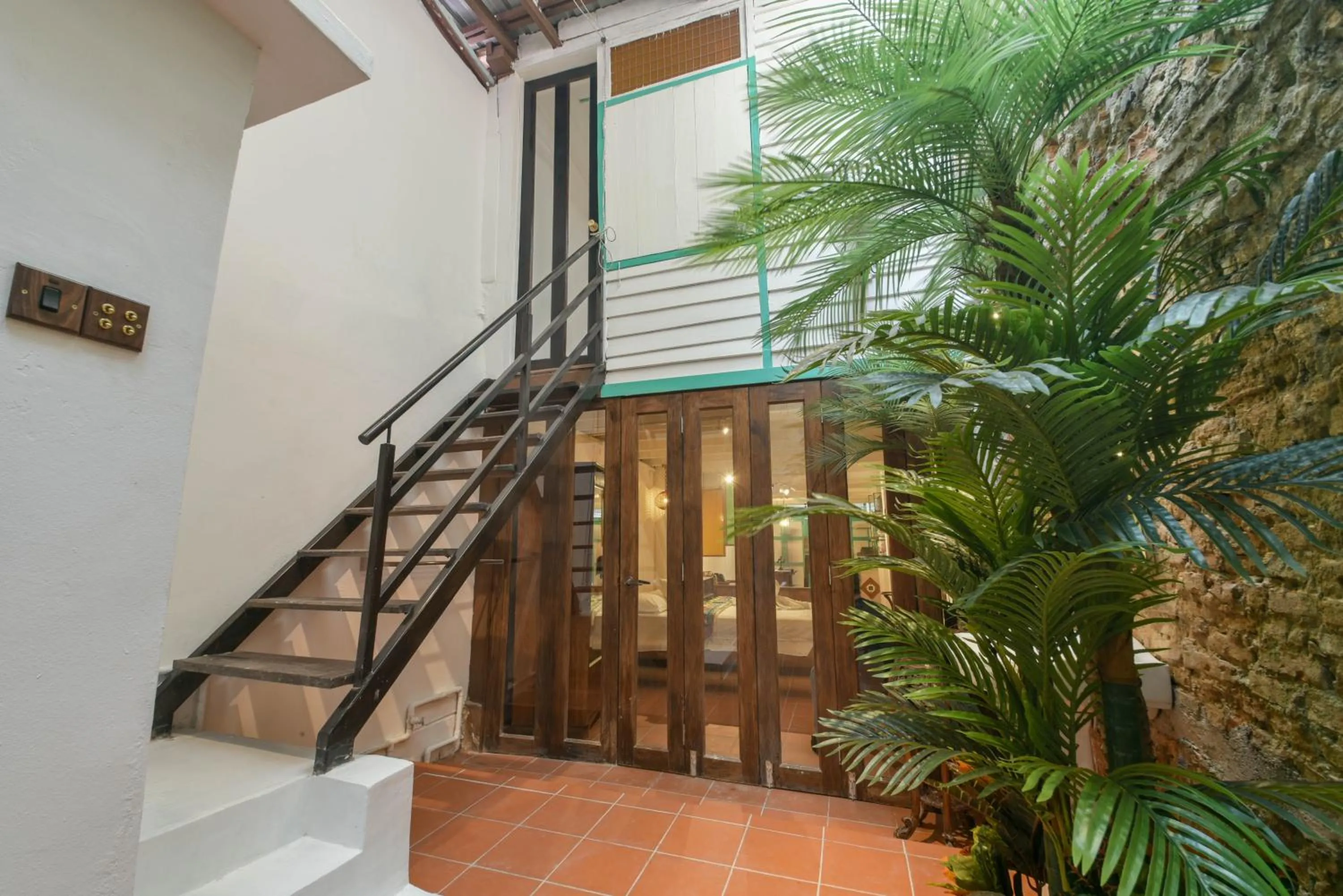 Garden view in Ohana House HQ