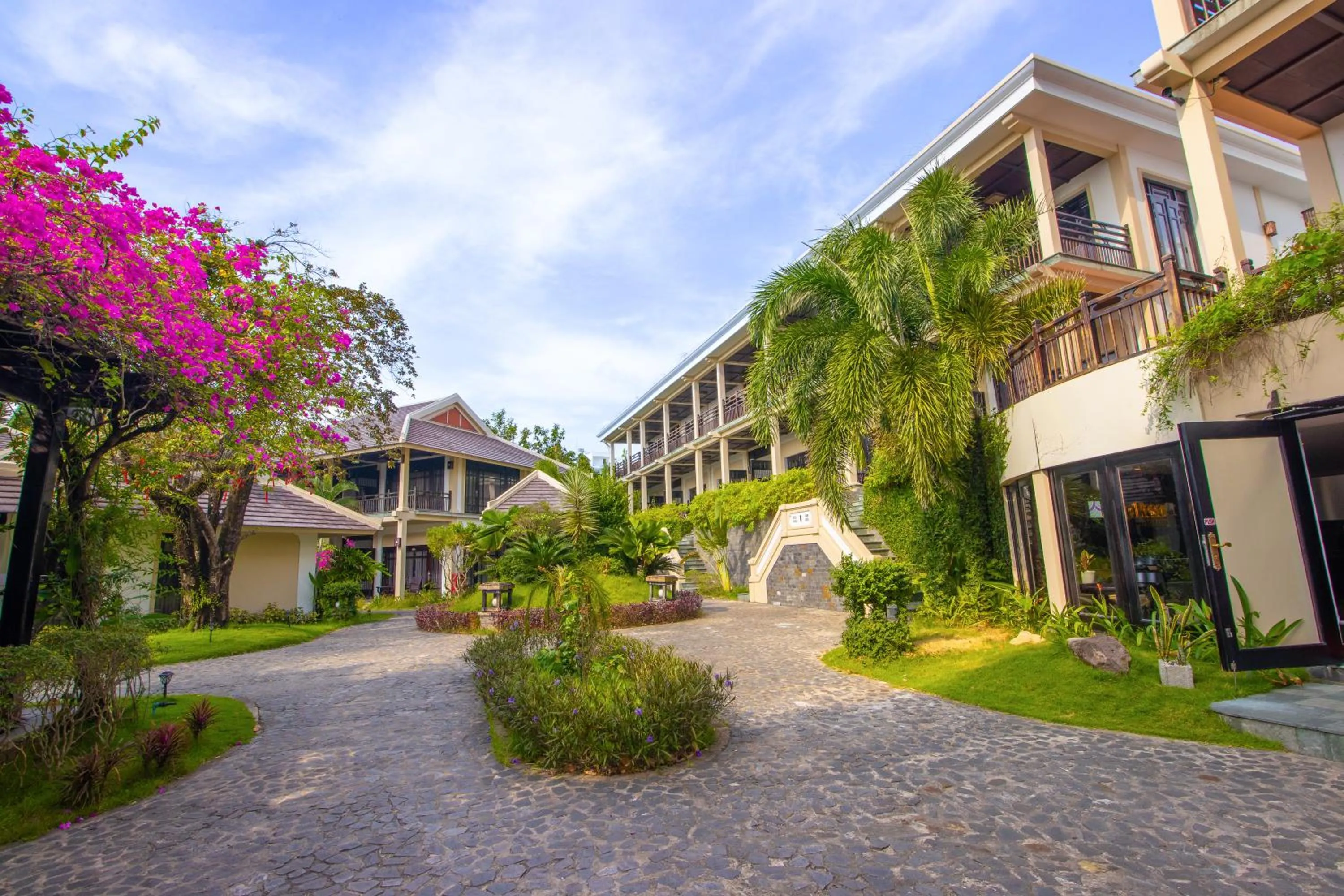 Property building in Anja Beach Resort & Spa