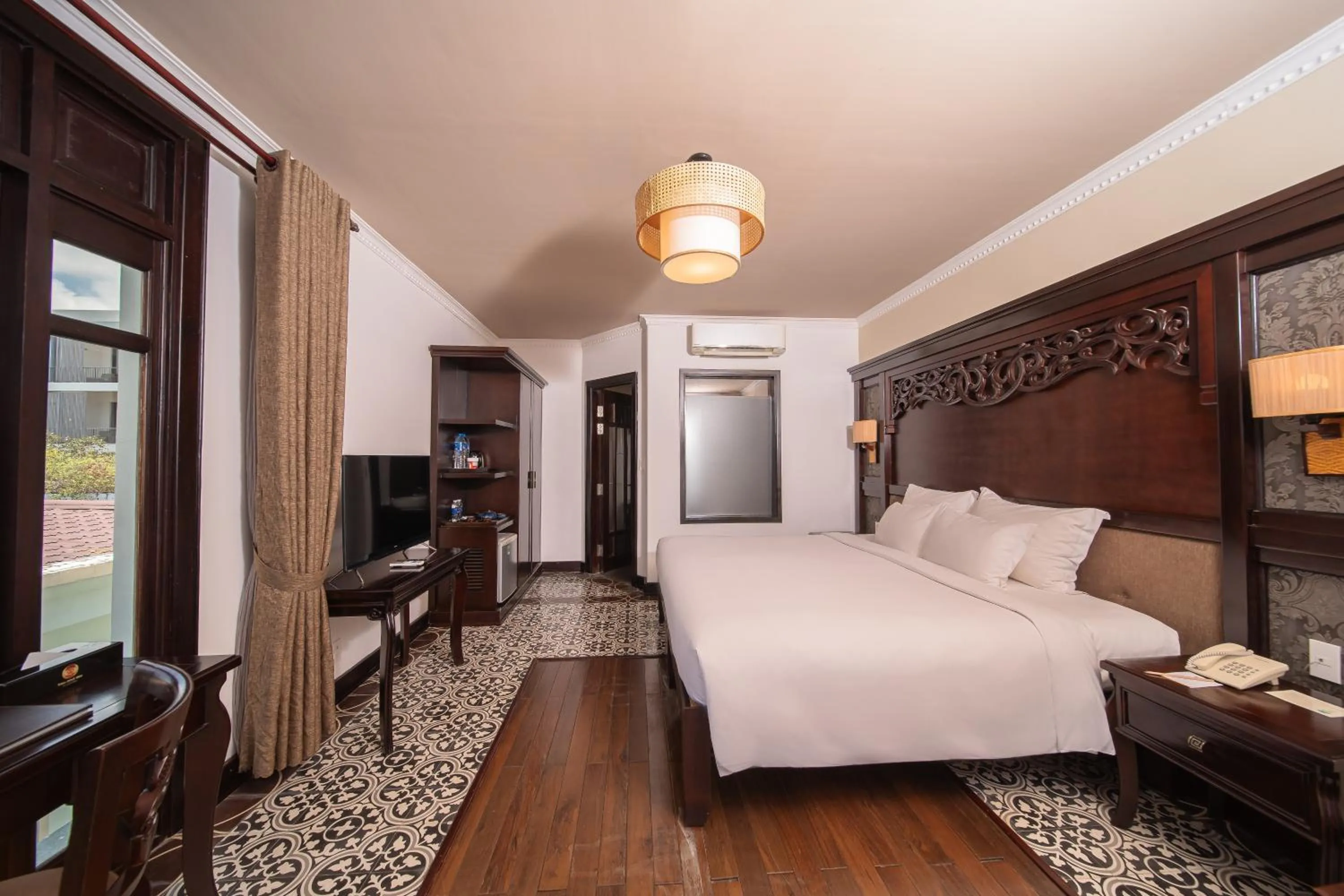 Bed in Anja Beach Resort & Spa