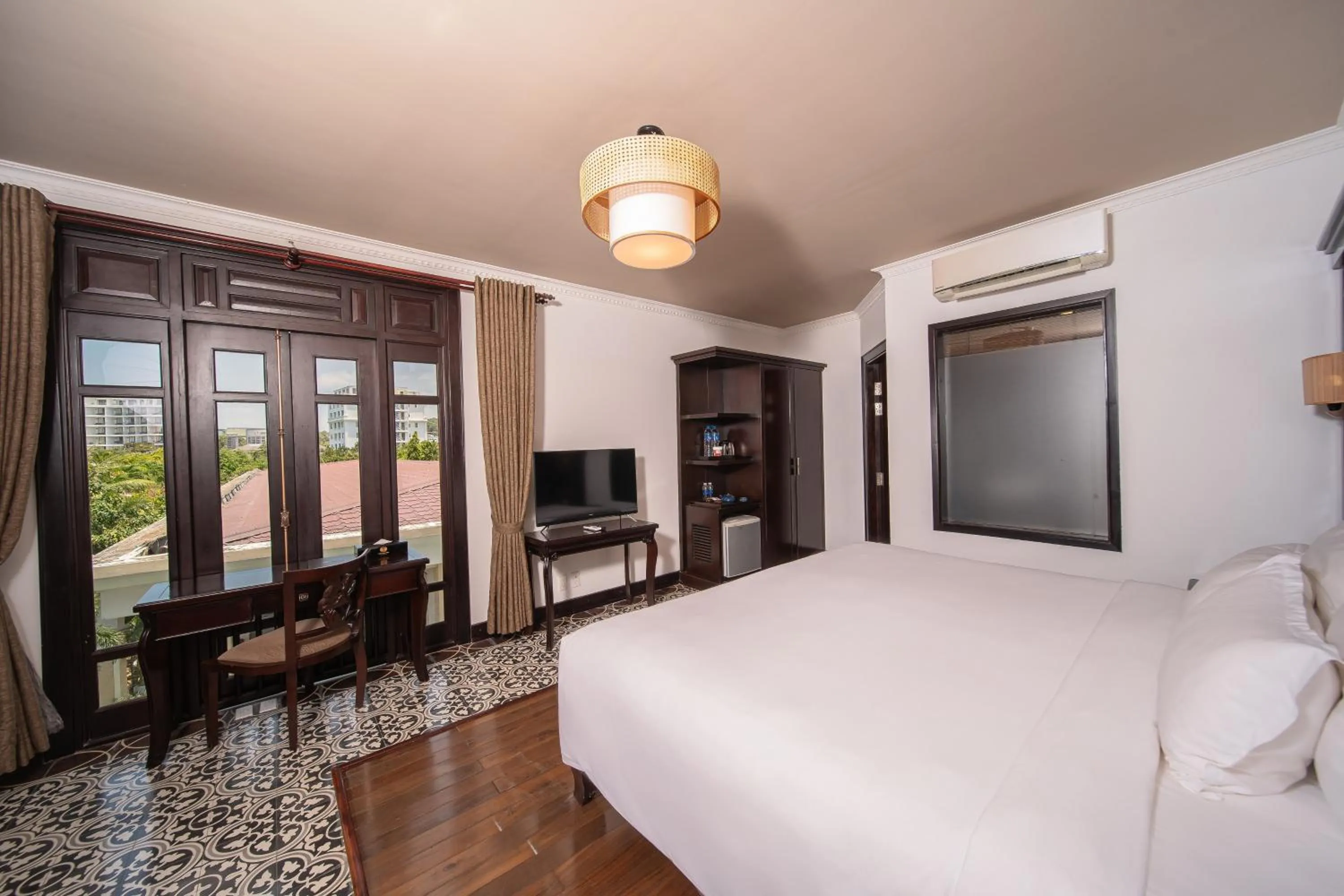 Bed in Anja Beach Resort & Spa