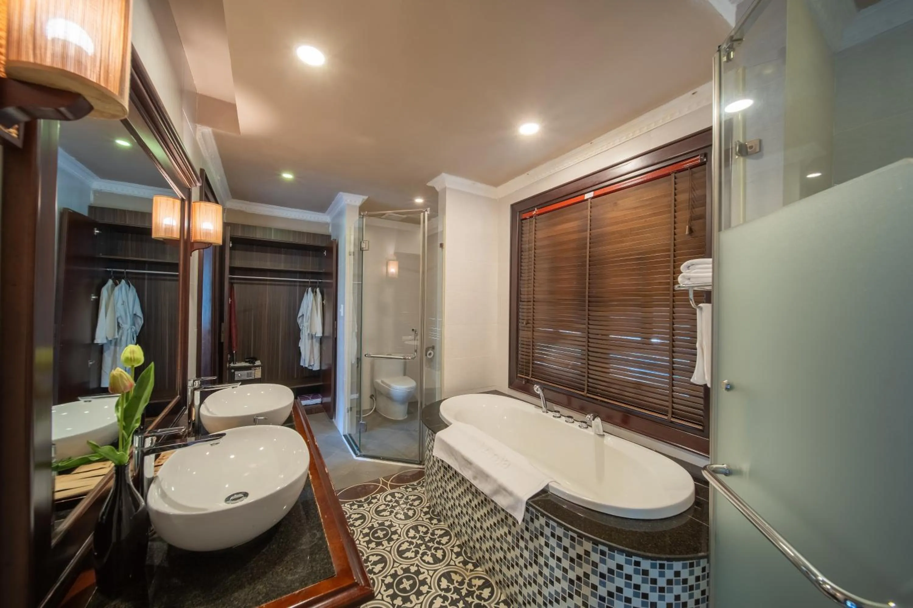 Shower in Anja Beach Resort & Spa