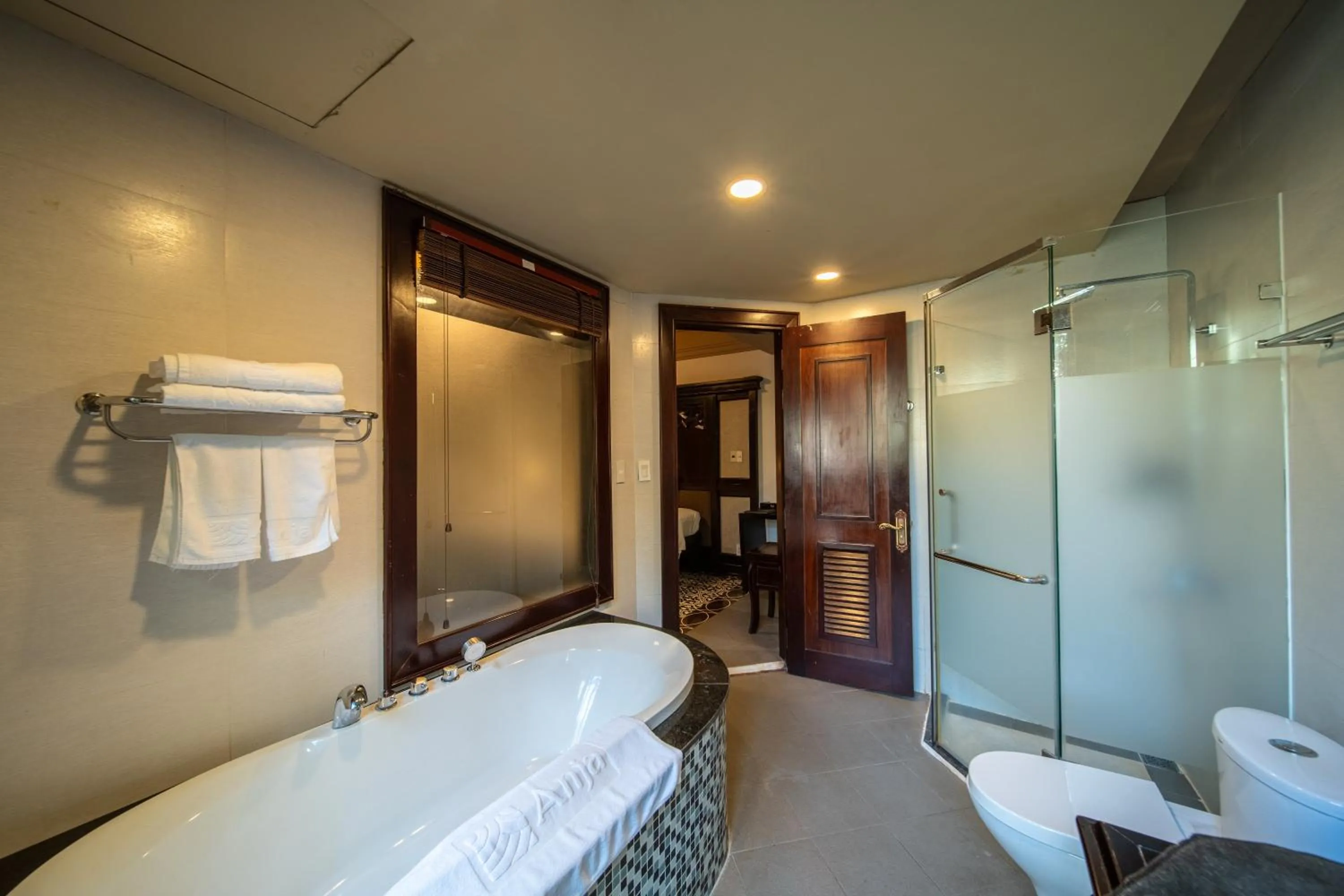 Shower in Anja Beach Resort & Spa