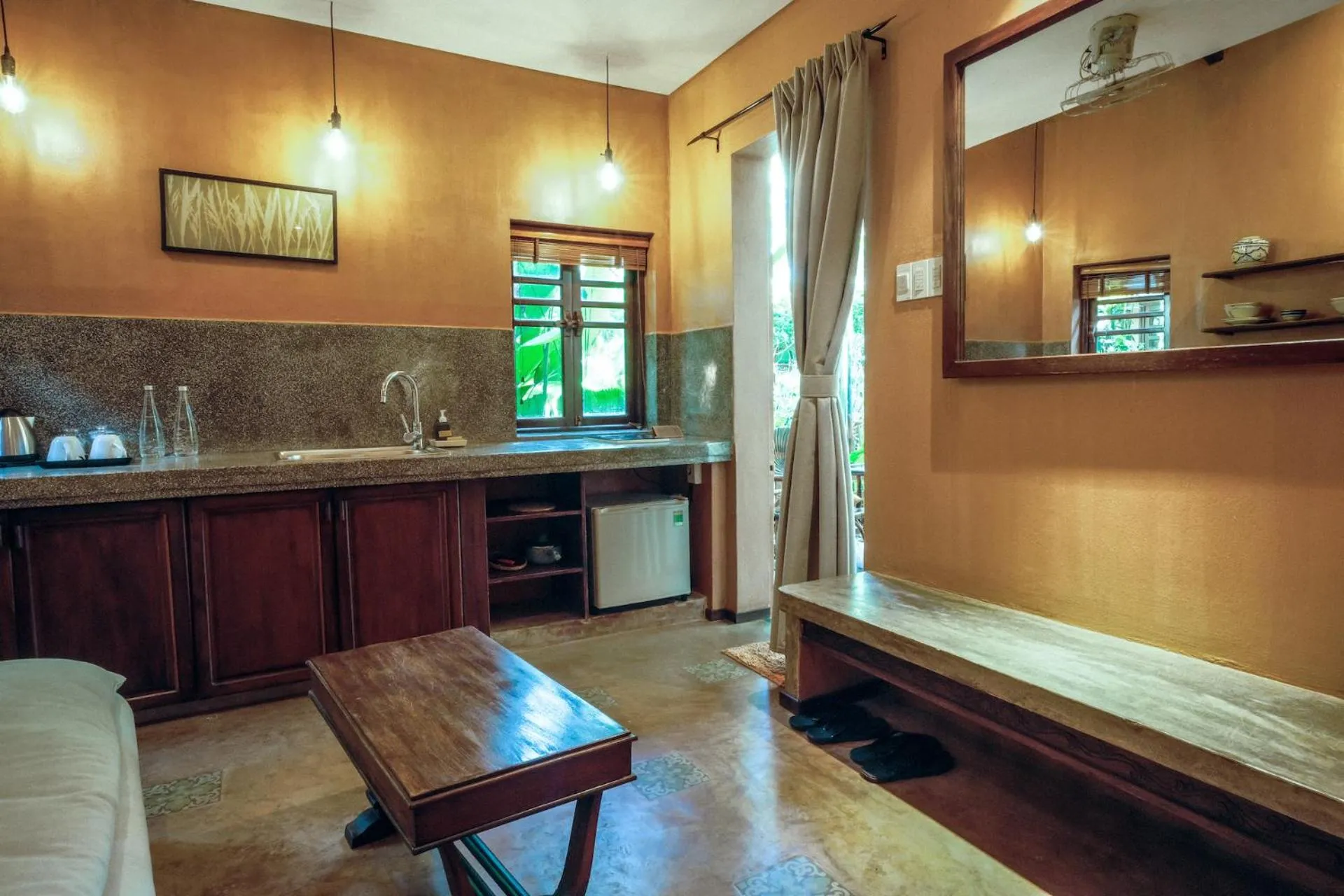 Kitchen or kitchenette in An Villa boutique resort