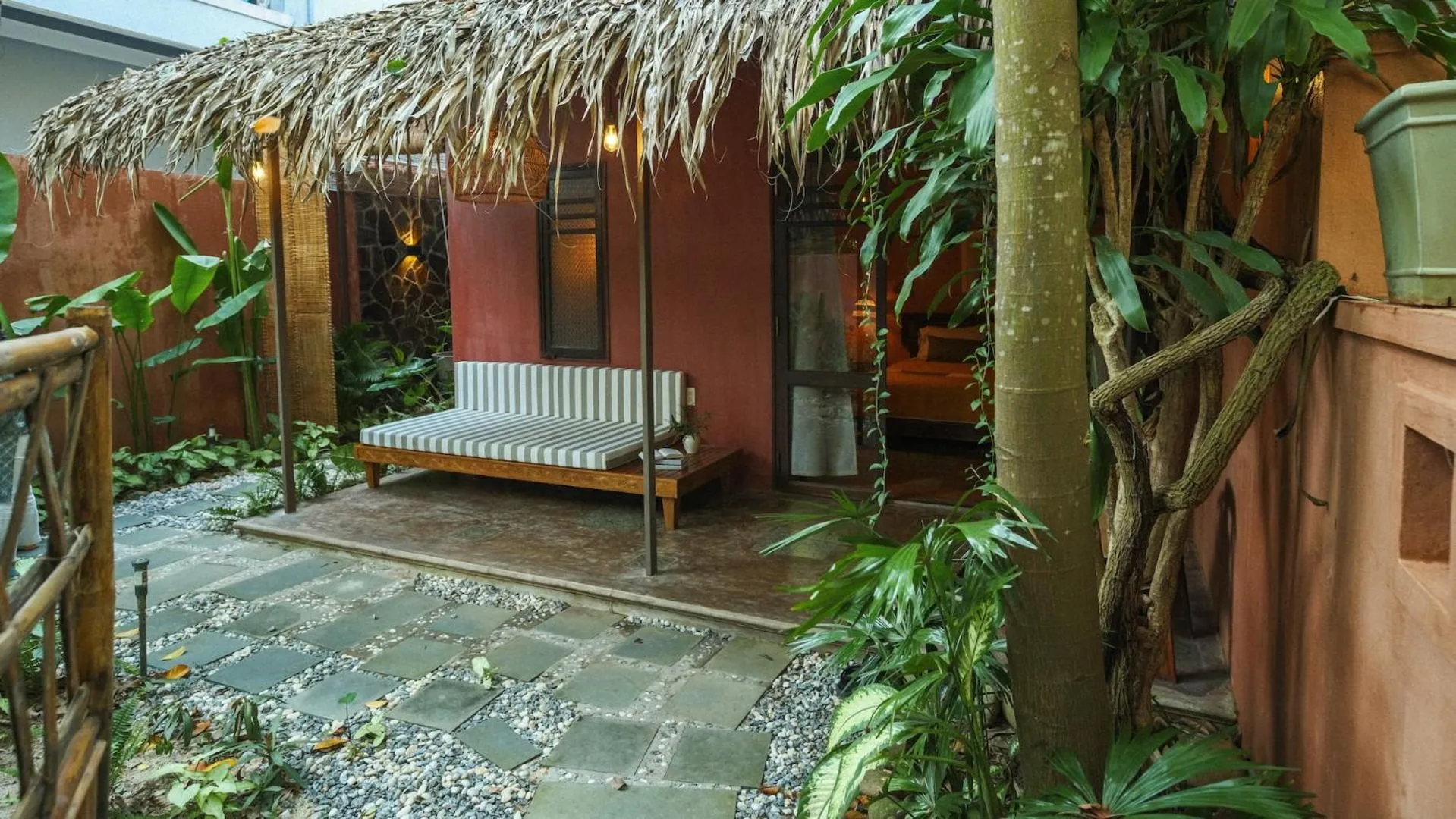 Patio in An Villa boutique resort
