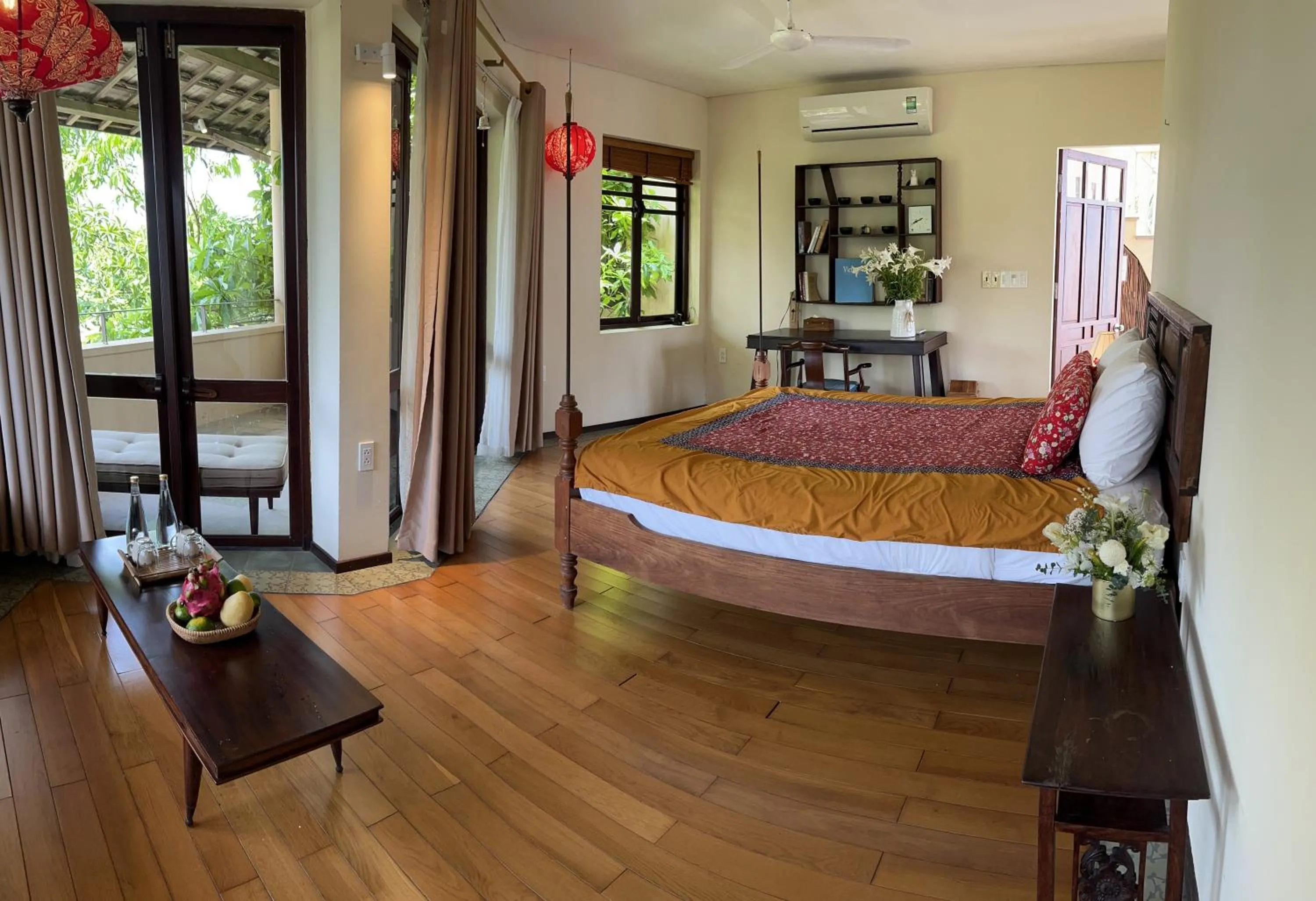 Bedroom, Bed in An Villa boutique resort