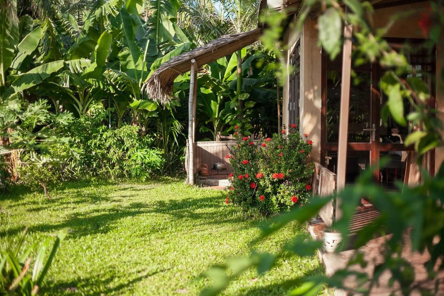 Garden in An Villa boutique resort