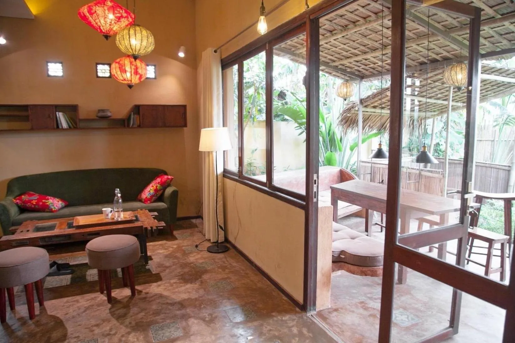 Patio in An Villa boutique resort