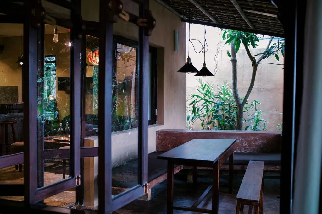 Patio in An Villa boutique resort