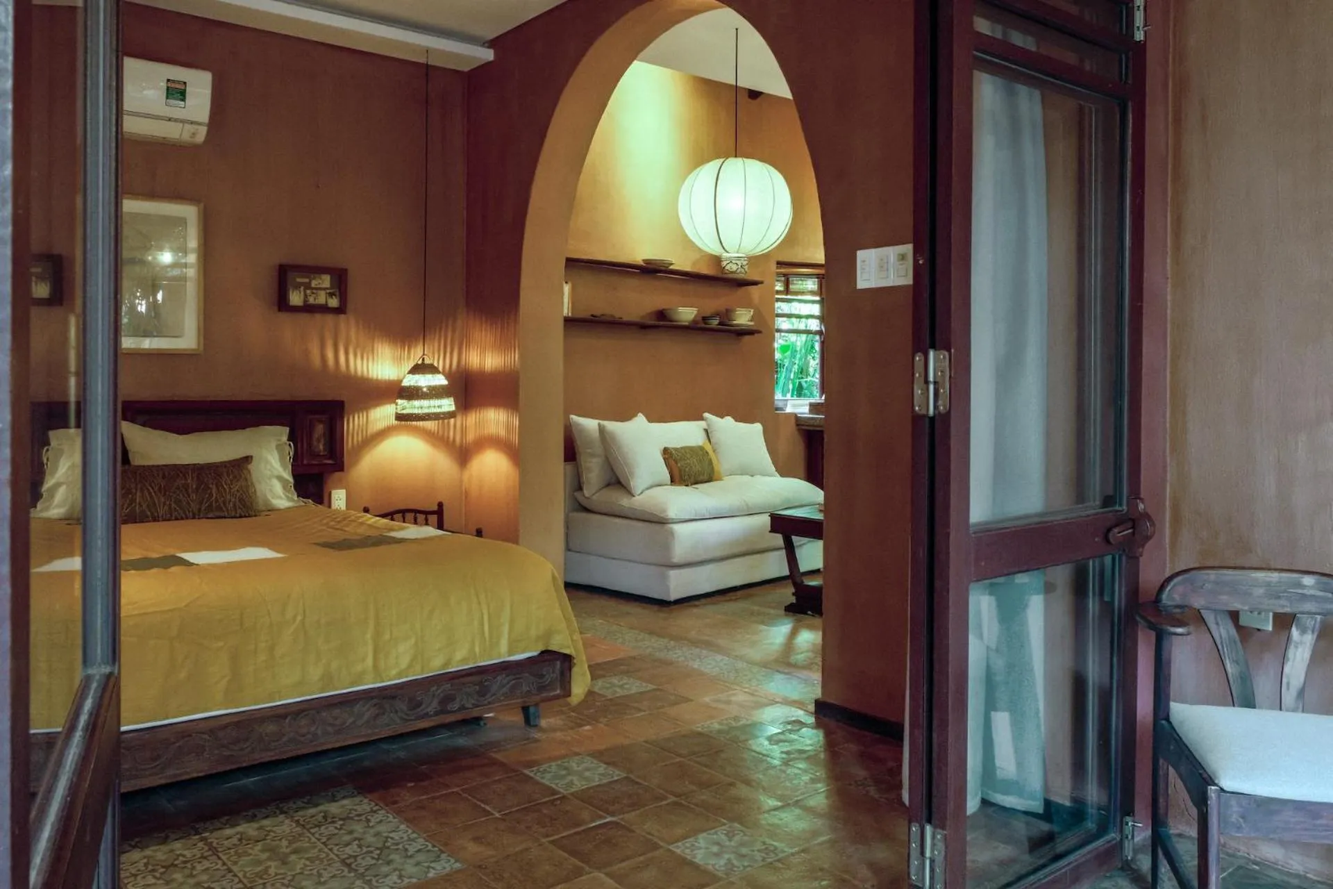 Bedroom, Bed in An Villa boutique resort