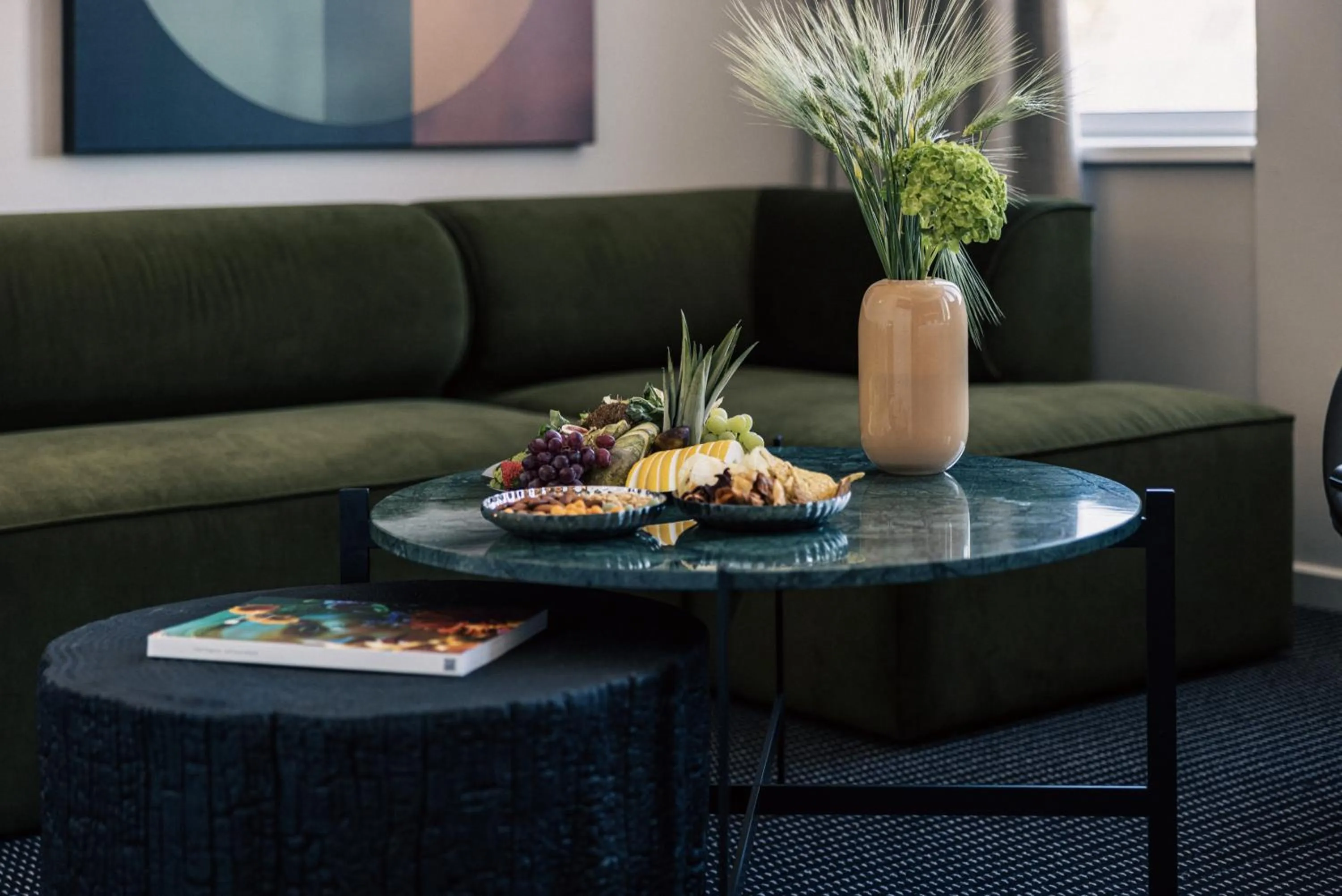 Seating area in The Square