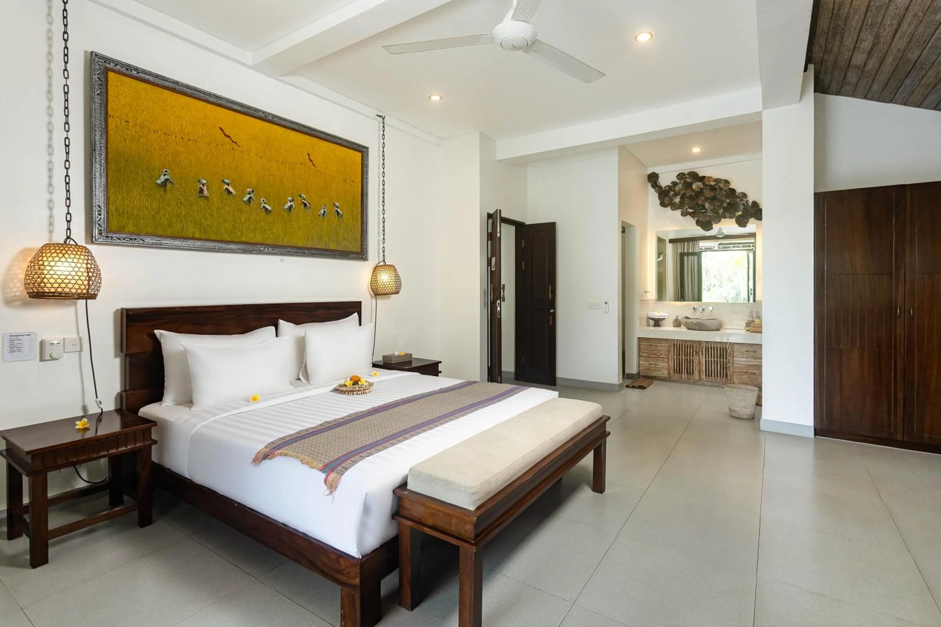 Bed in Villa Beji Mawang Ubud by GenuineHost