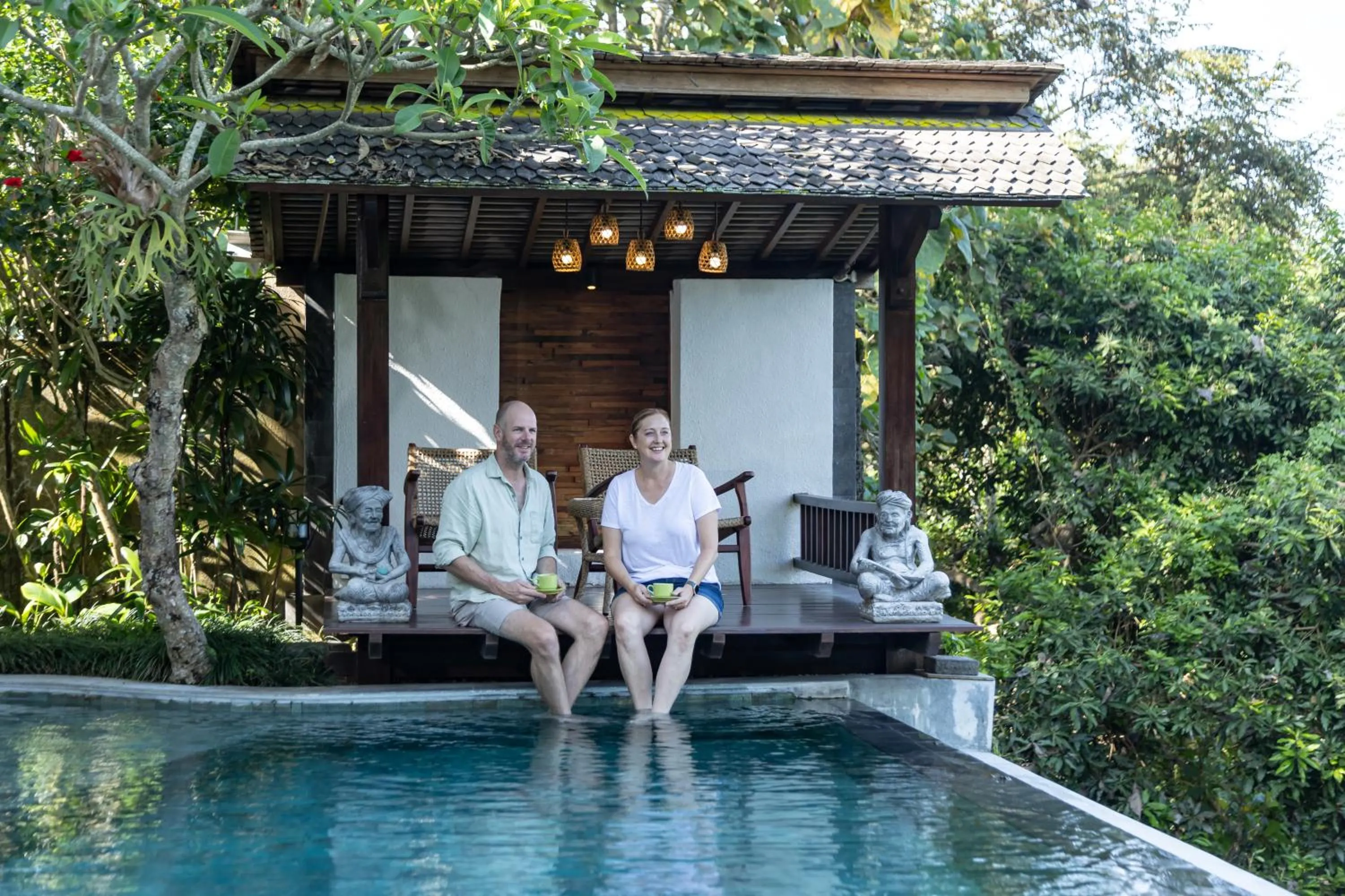 Swimming pool in Villa Beji Mawang Ubud by GenuineHost