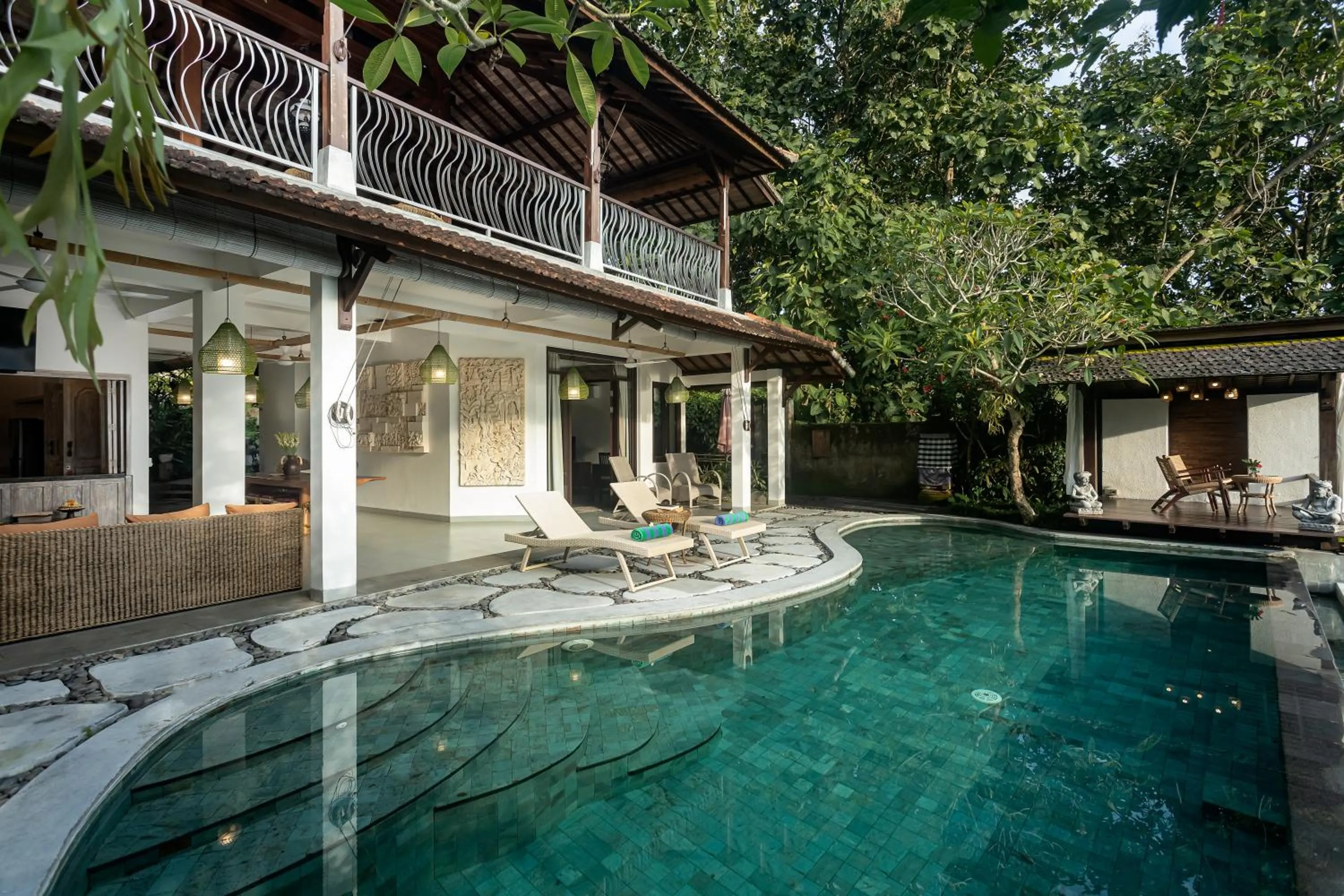 Swimming pool in Villa Beji Mawang Ubud by GenuineHost