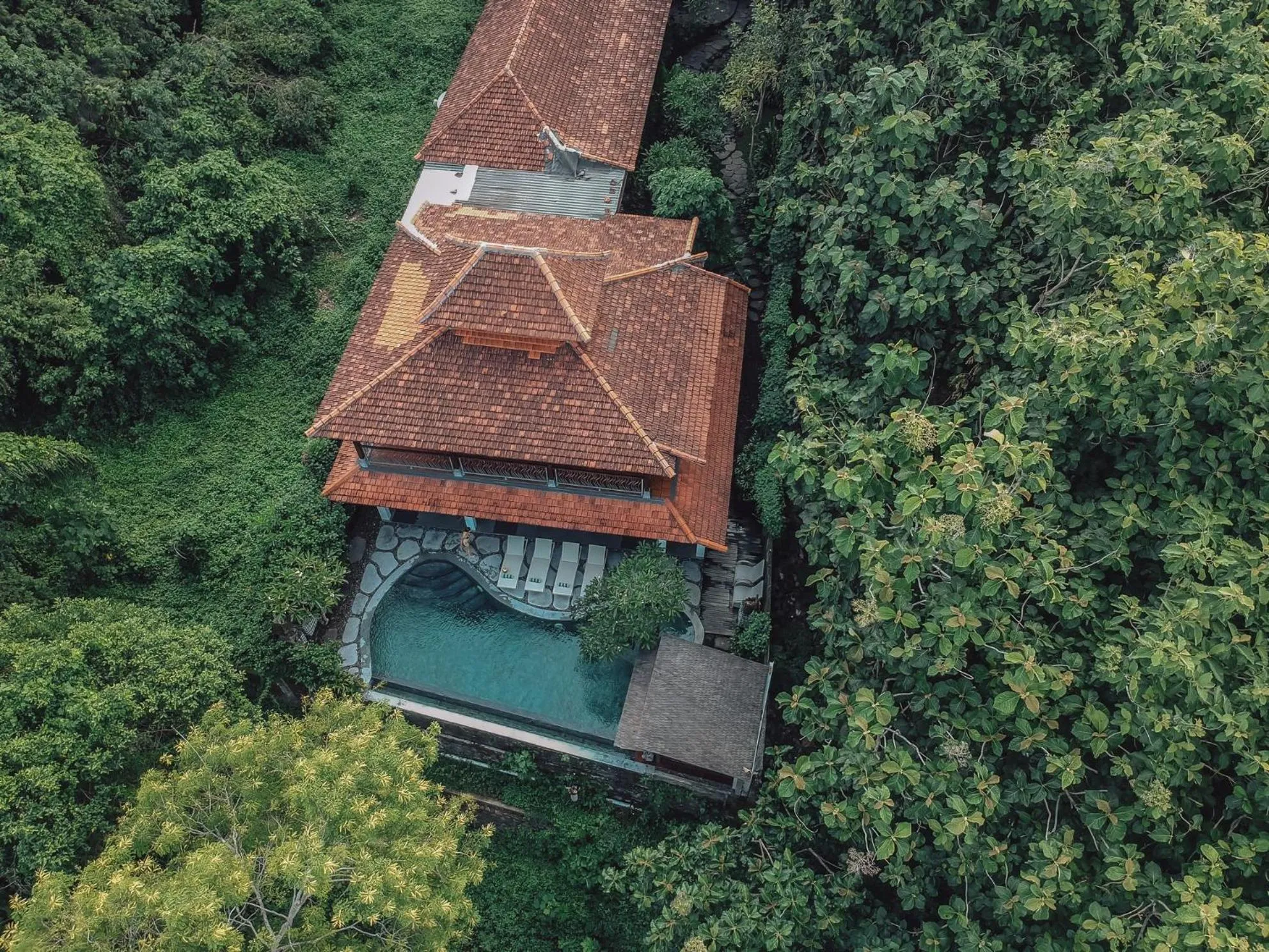 Bird's eye view in Villa Beji Mawang Ubud by GenuineHost
