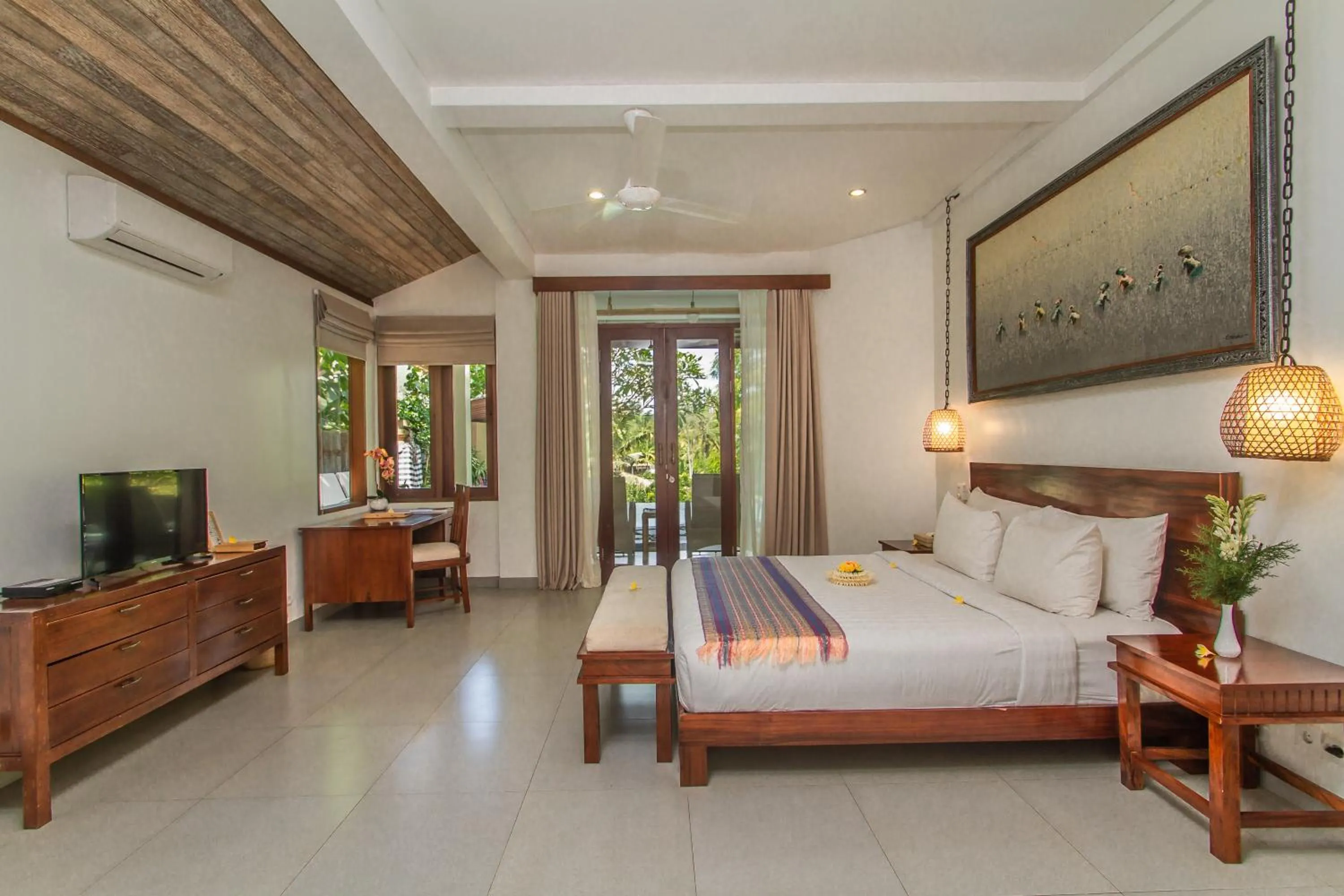 Bed in Villa Beji Mawang Ubud by GenuineHost