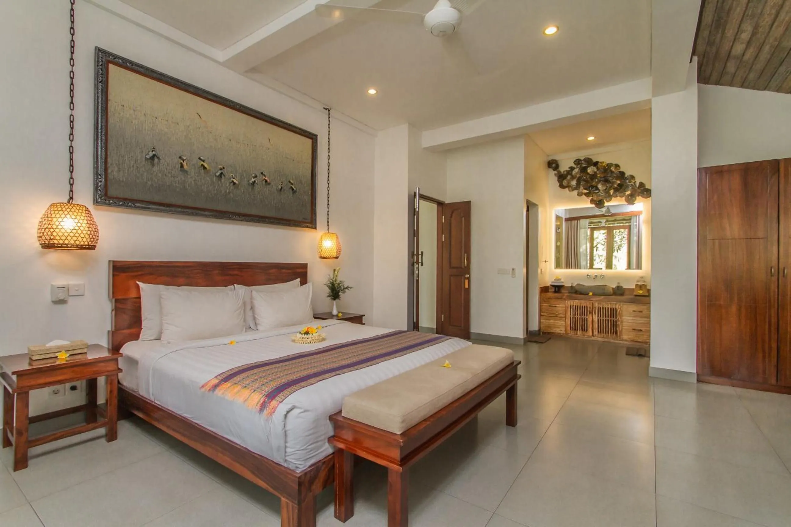Bed in Villa Beji Mawang Ubud by GenuineHost