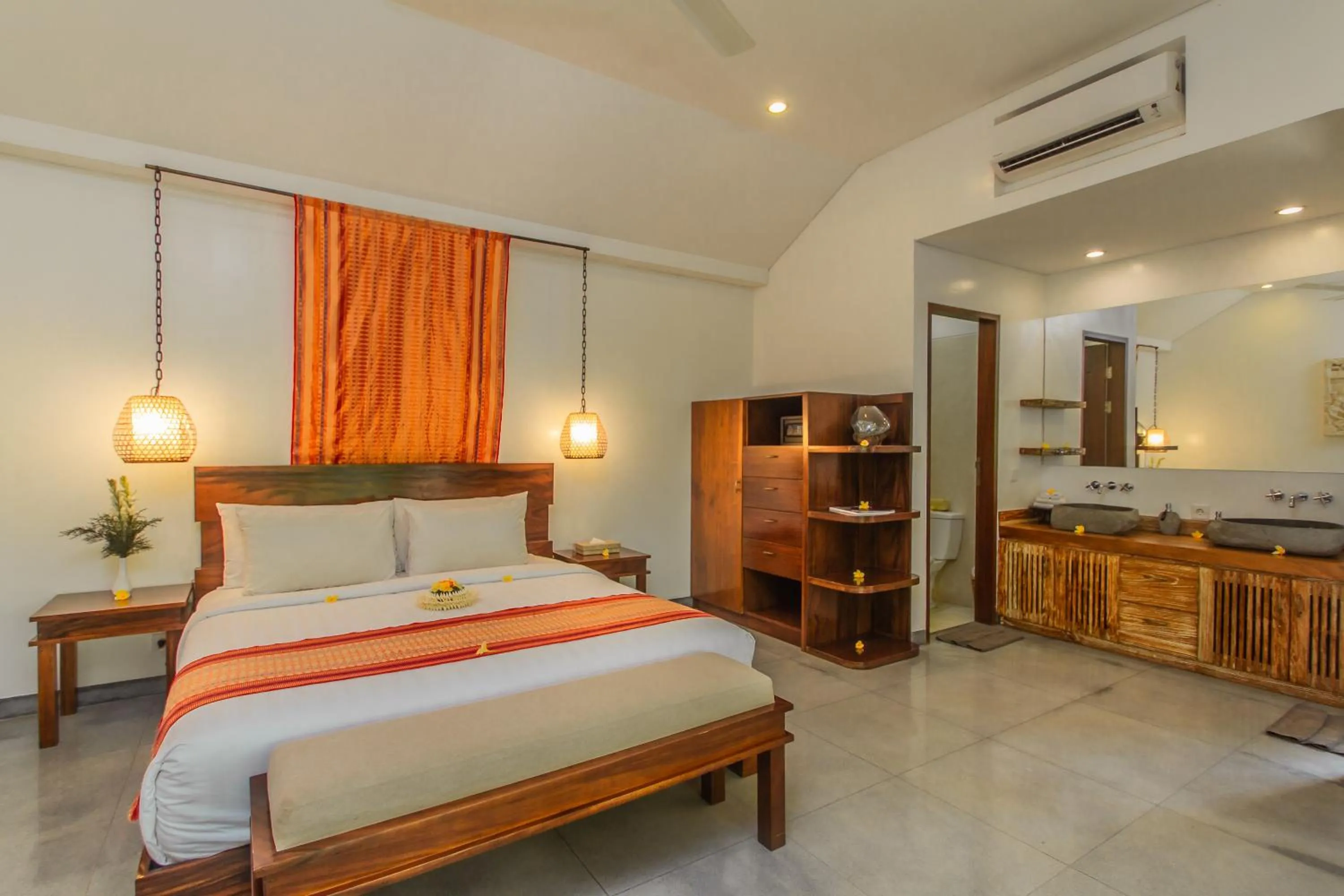 Bed in Villa Beji Mawang Ubud by GenuineHost