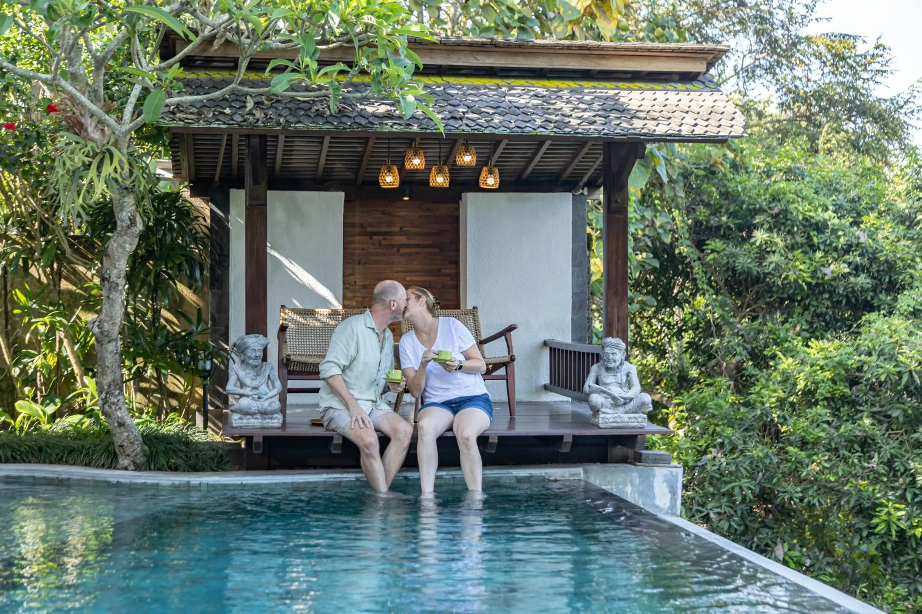 Swimming pool in Villa Beji Mawang Ubud by GenuineHost