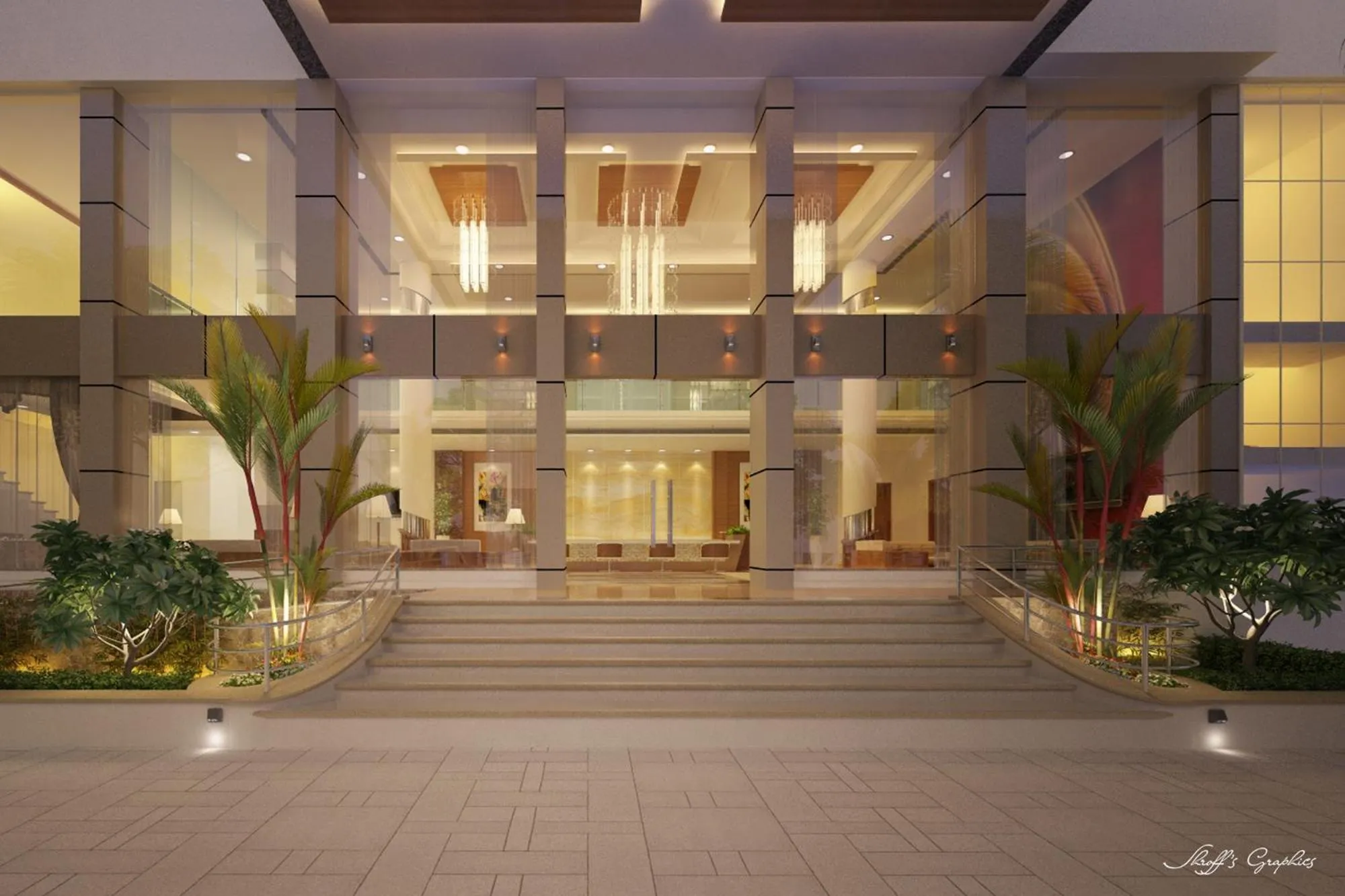 Facade/entrance in Club Emerald