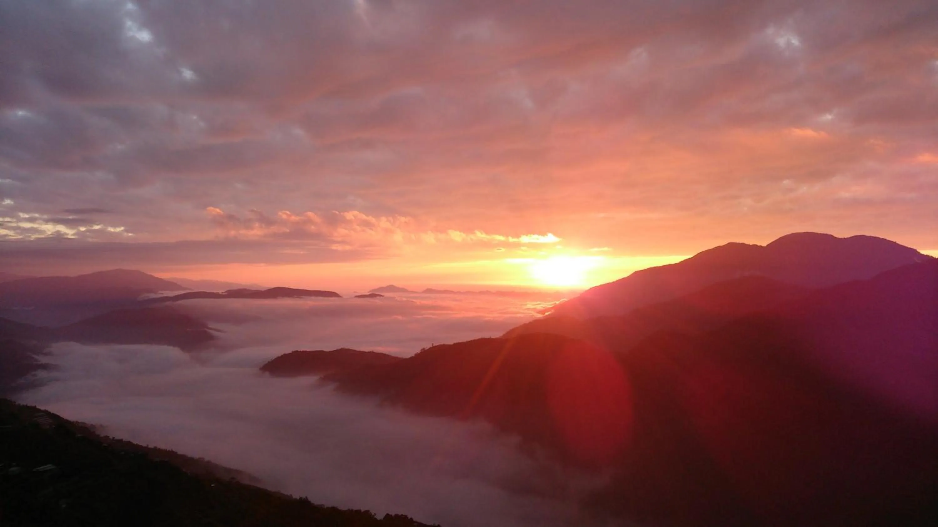 Sunset in Bokelai B&B