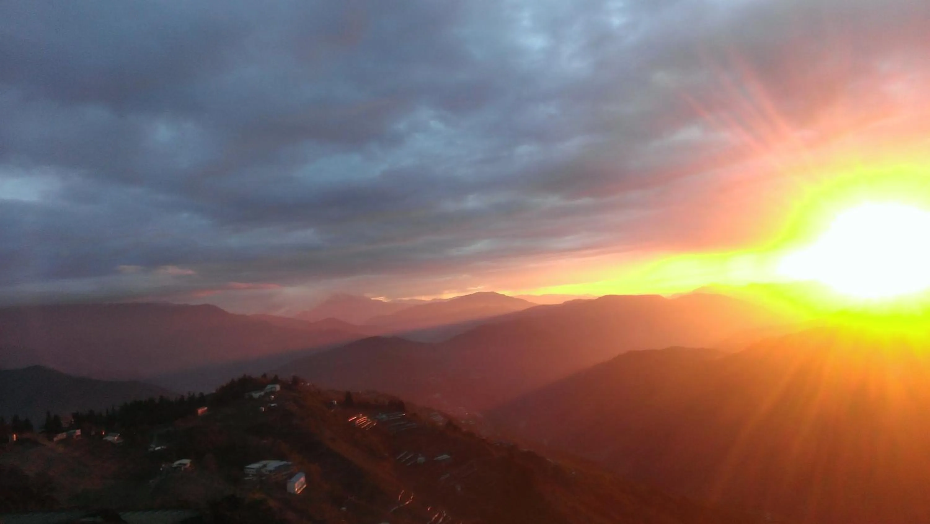 Sunset in Bokelai B&B