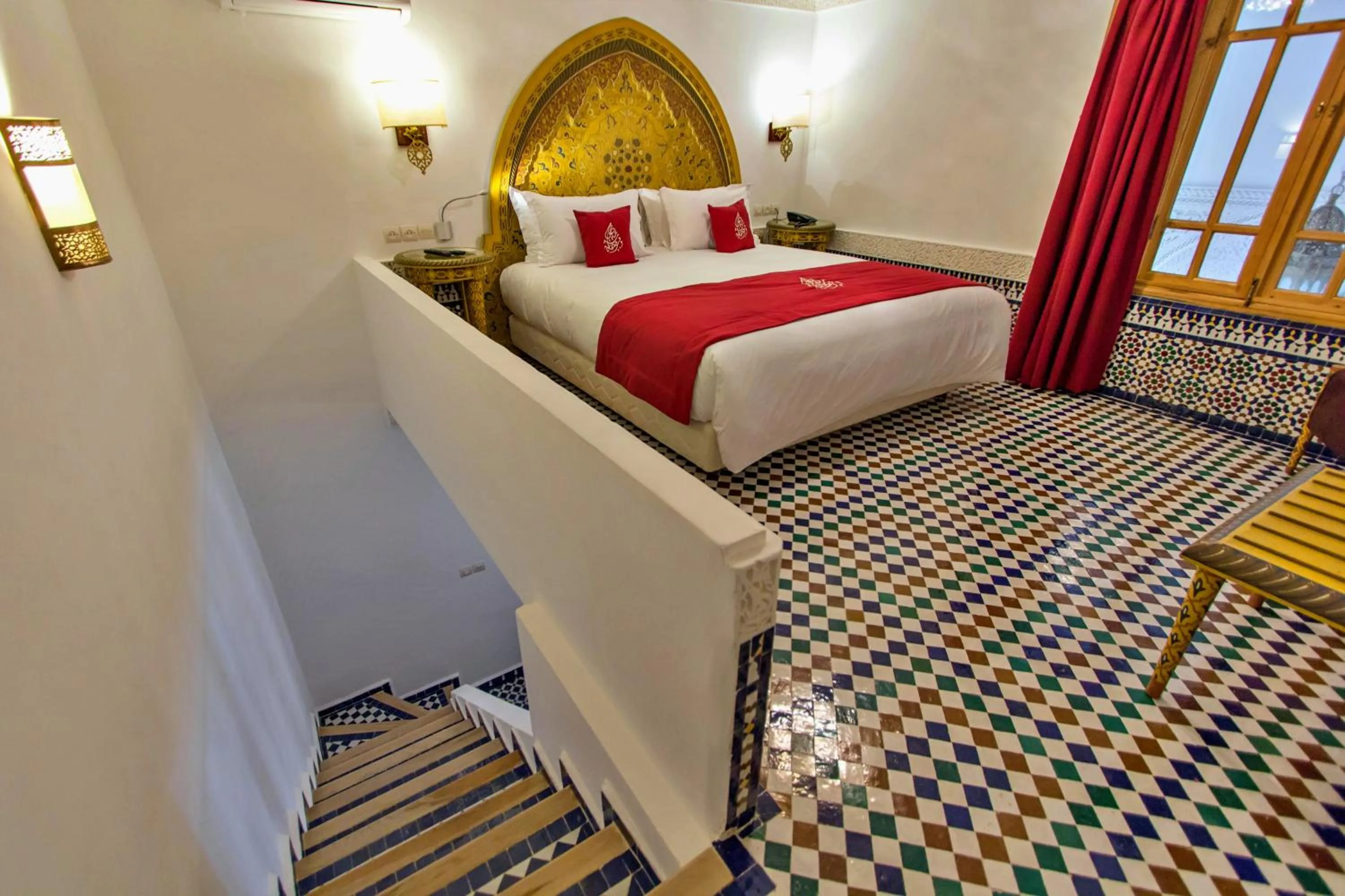 Bed in Riad Marjana suites & Spa