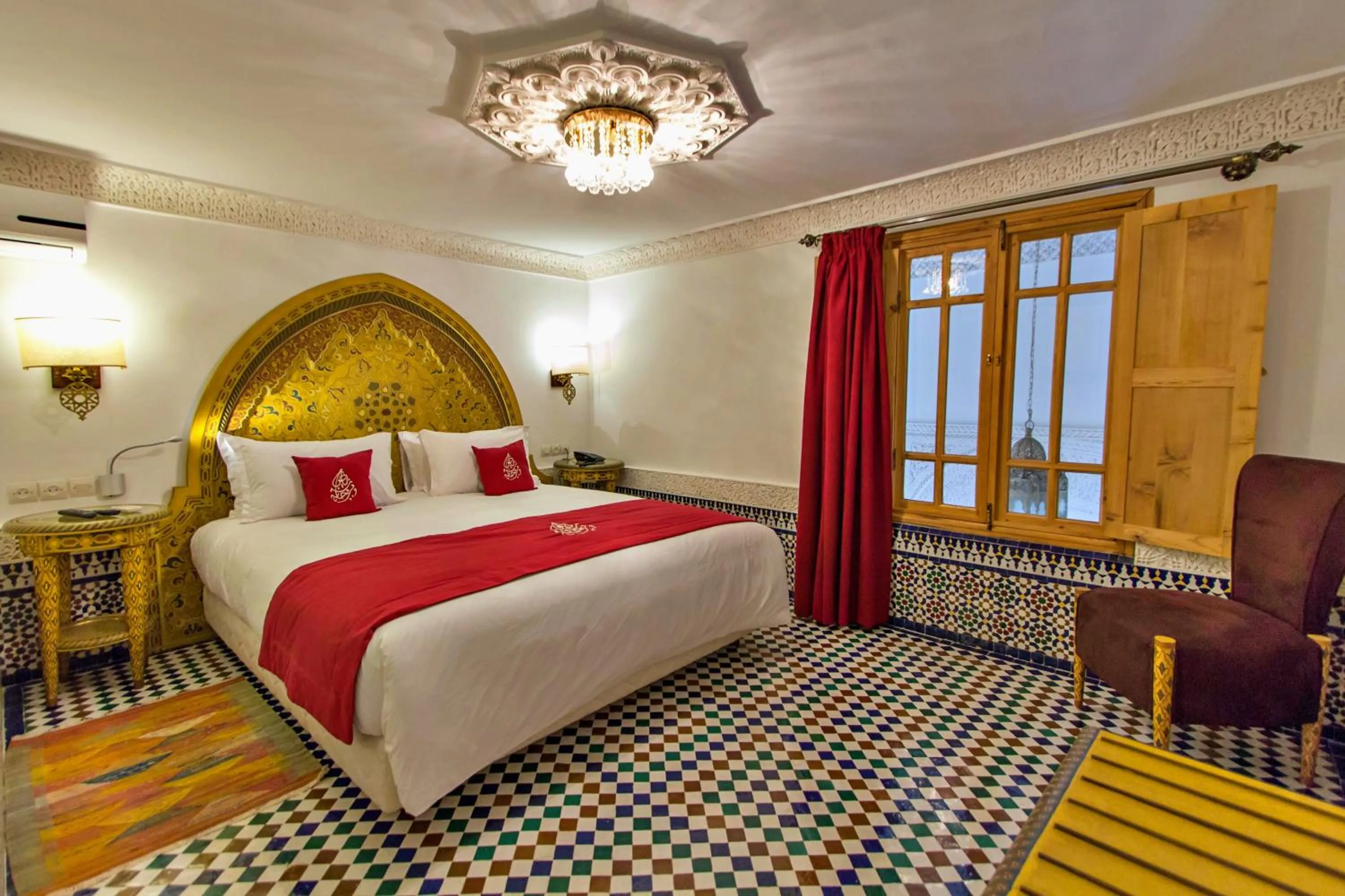 Bed in Riad Marjana suites & Spa
