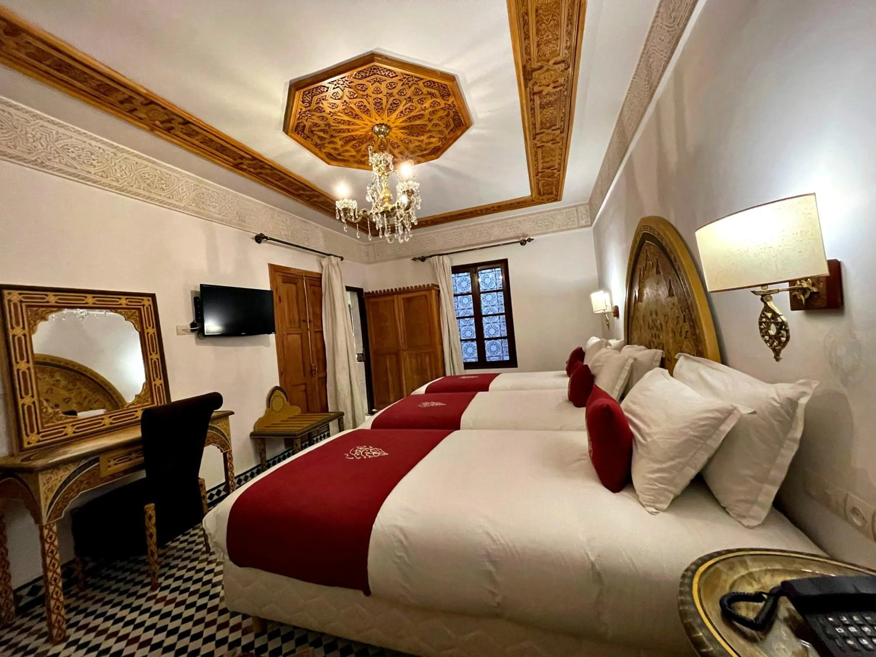 Bed in Riad Marjana suites & Spa
