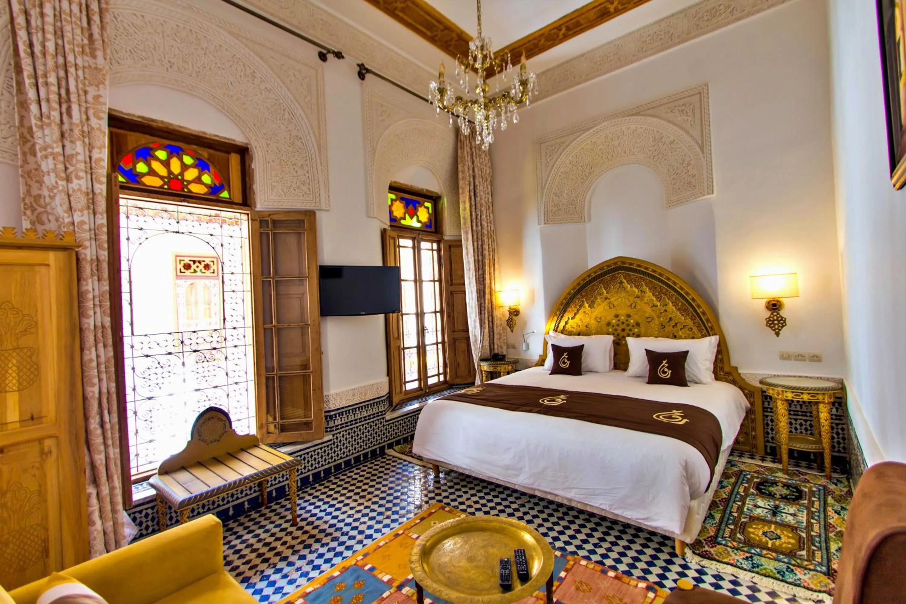 Bed in Riad Marjana suites & Spa