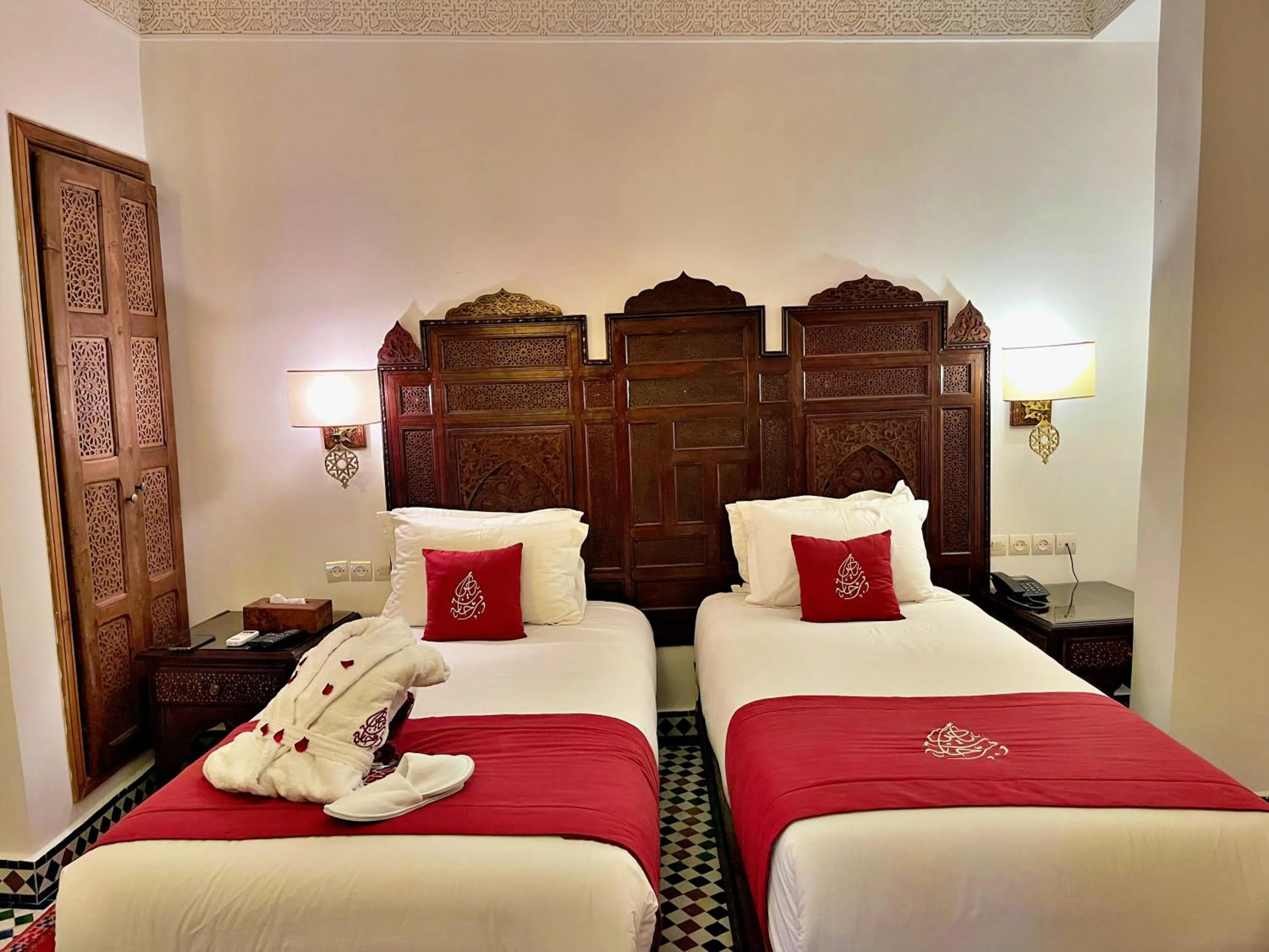 Bed in Riad Marjana suites & Spa