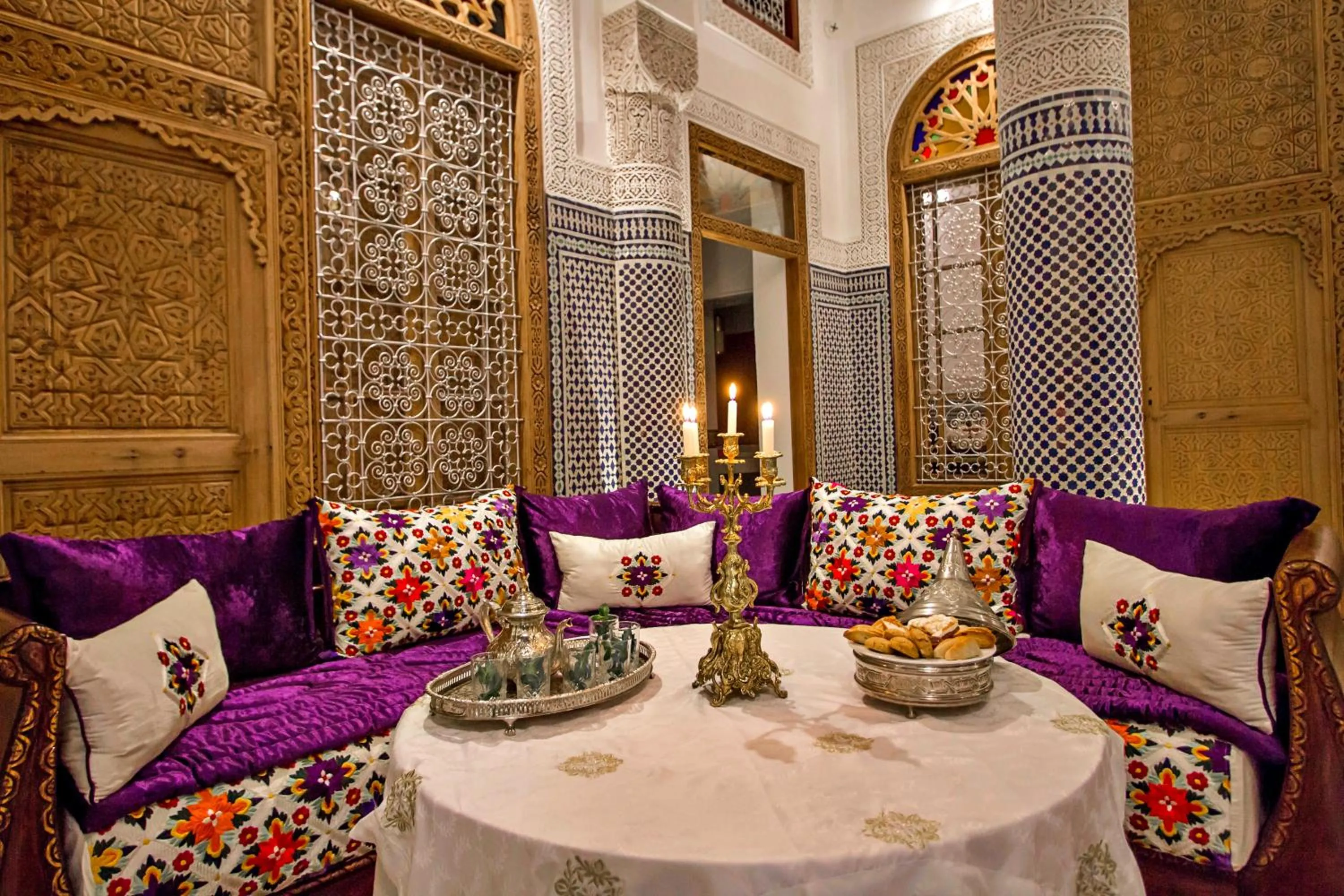 Living room in Riad Marjana suites & Spa