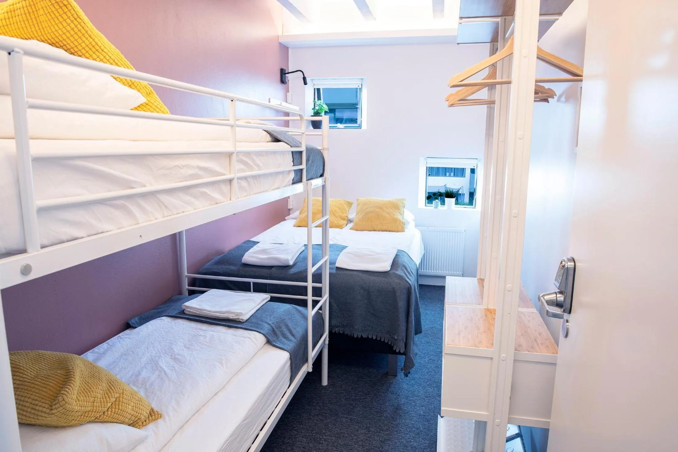 Photo of the whole room, Bed in Lækur Guesthouse