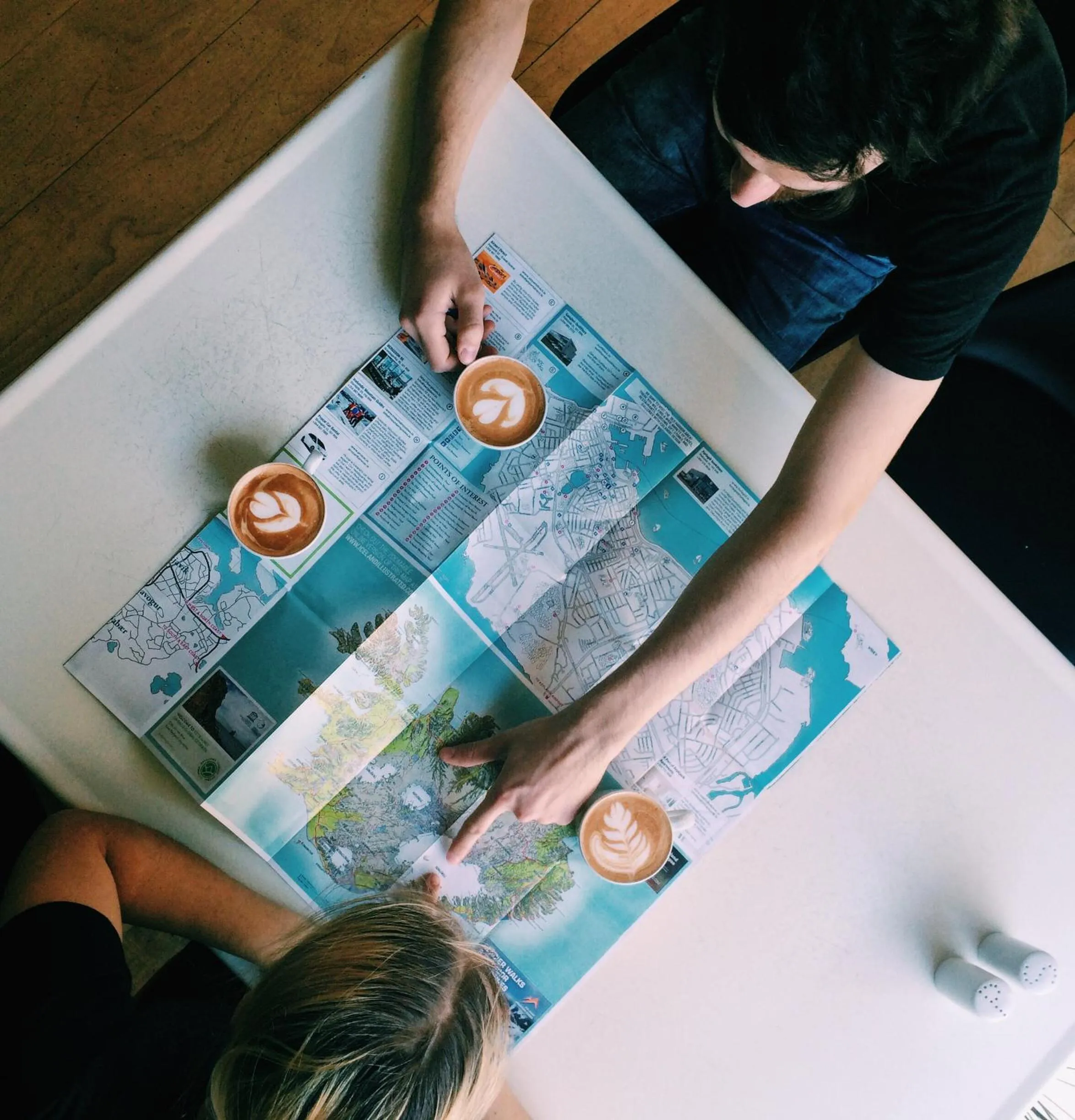 Guests in Lækur Guesthouse