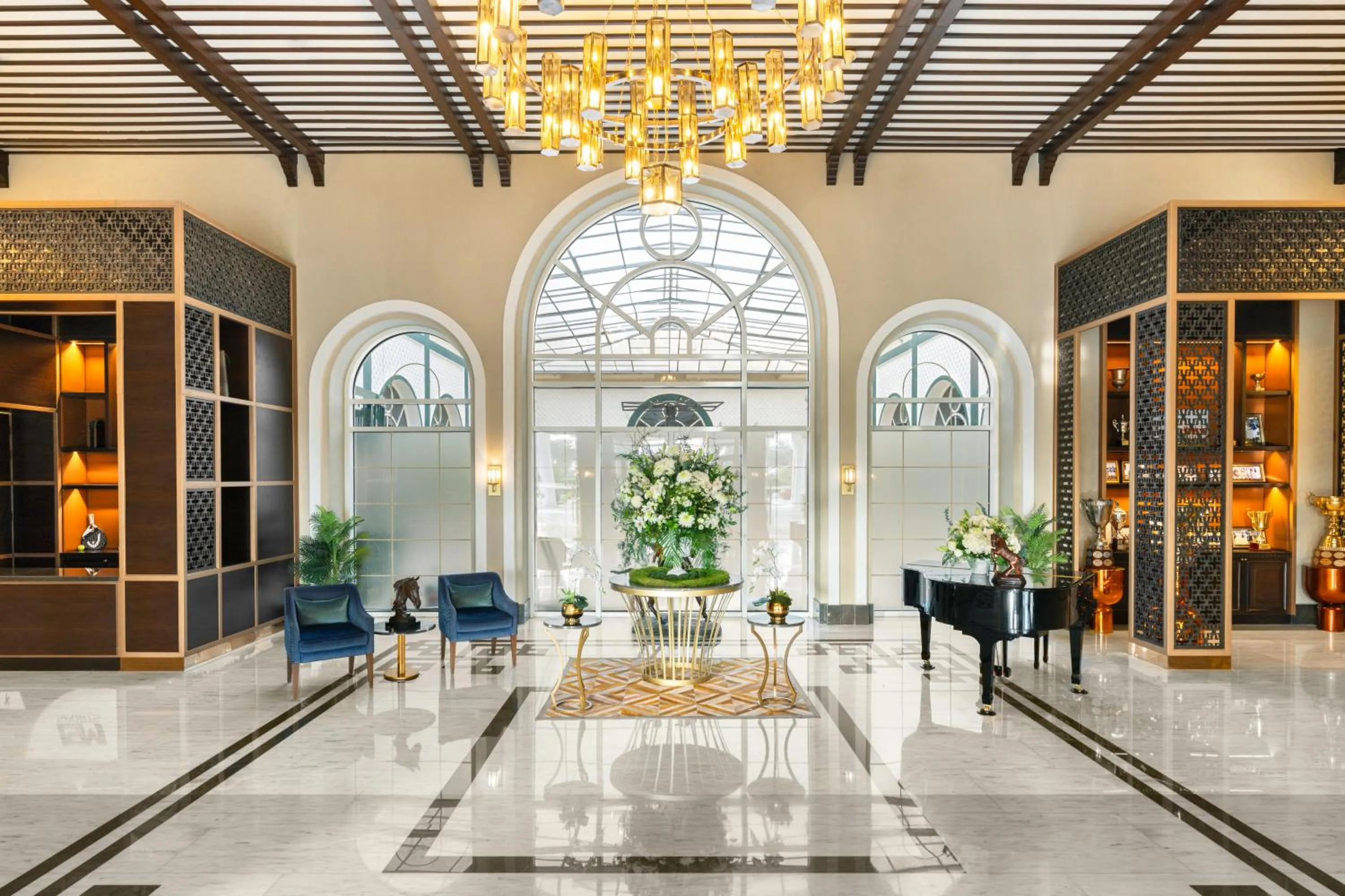 Facade/entrance in Al Habtoor Polo Resort