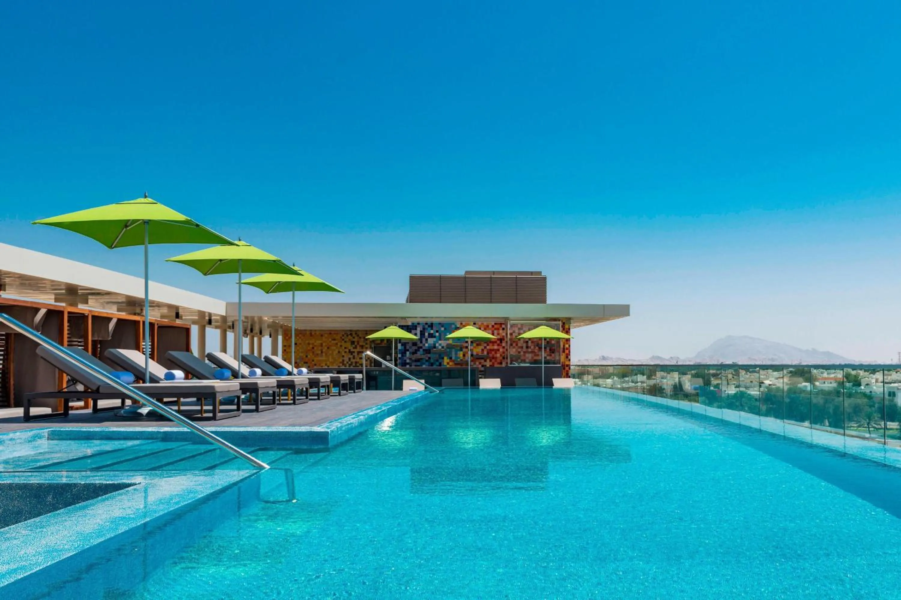 Swimming pool in Aloft Al Ain