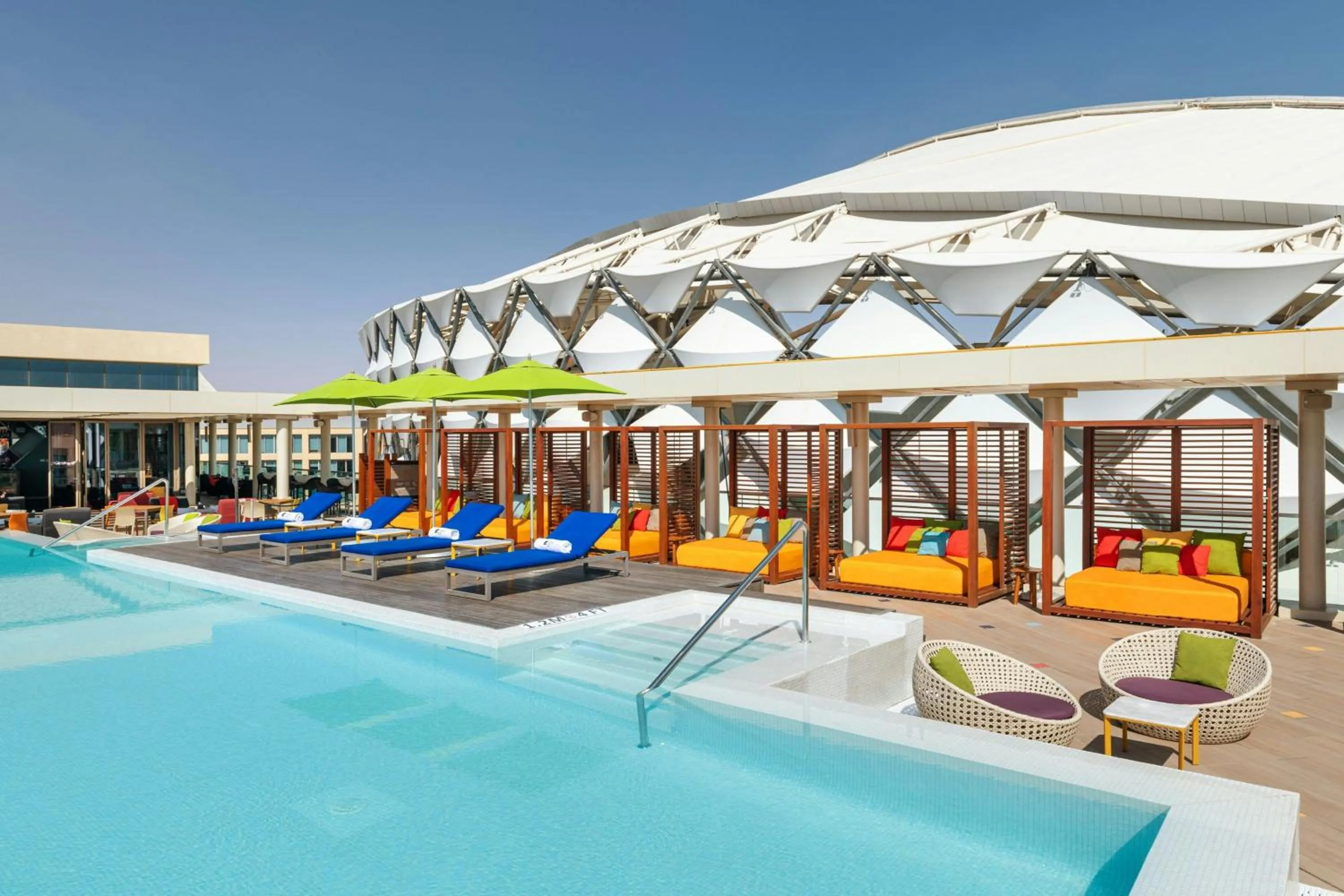 Swimming pool in Aloft Al Ain