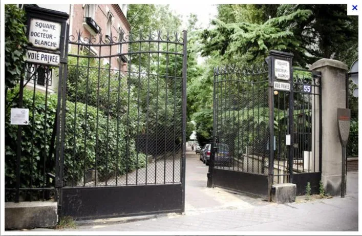 Nearby landmark in 1 Square du Docteur Blanche - Paris 16