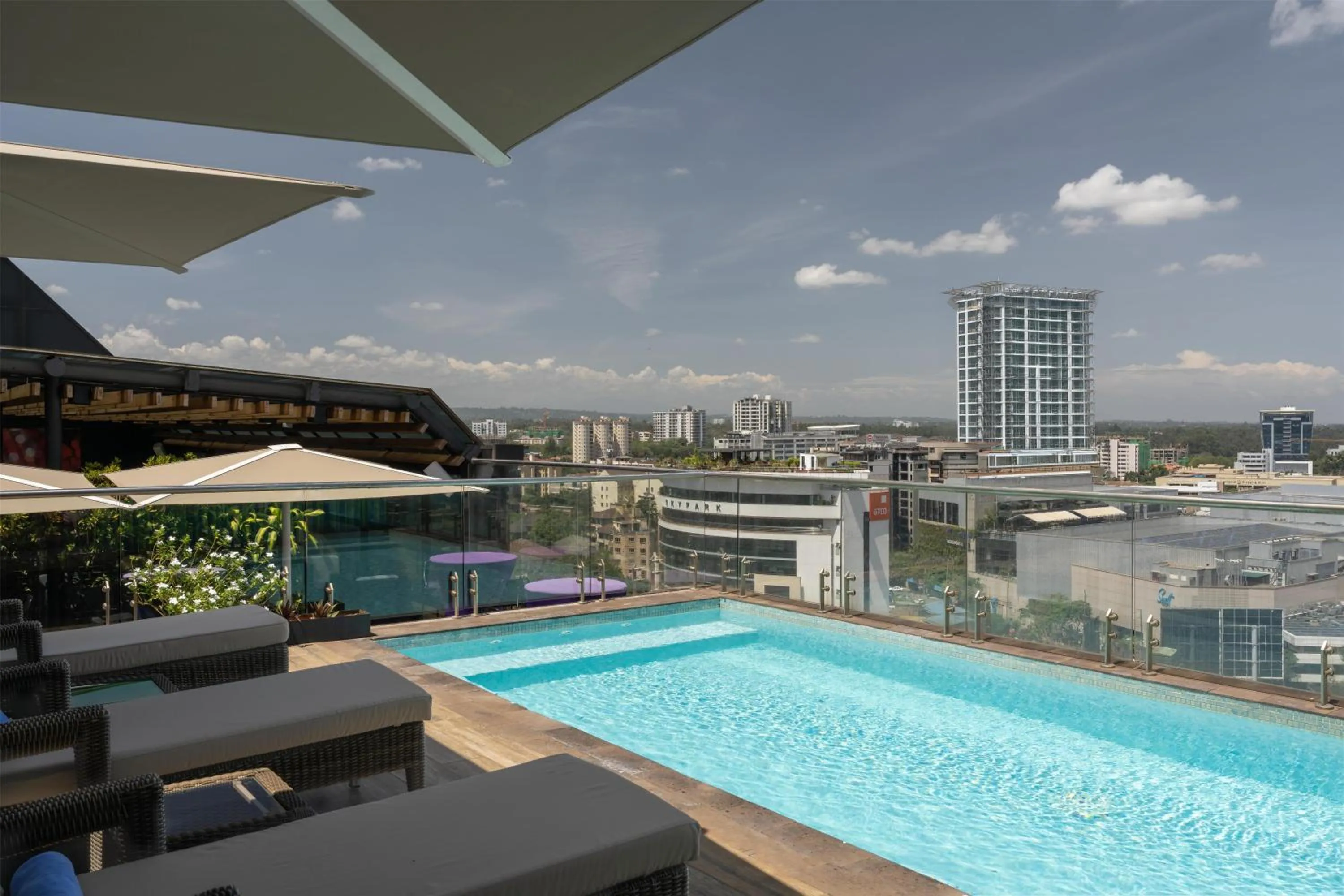 Pool view in Park Inn by Radisson, Nairobi Westlands