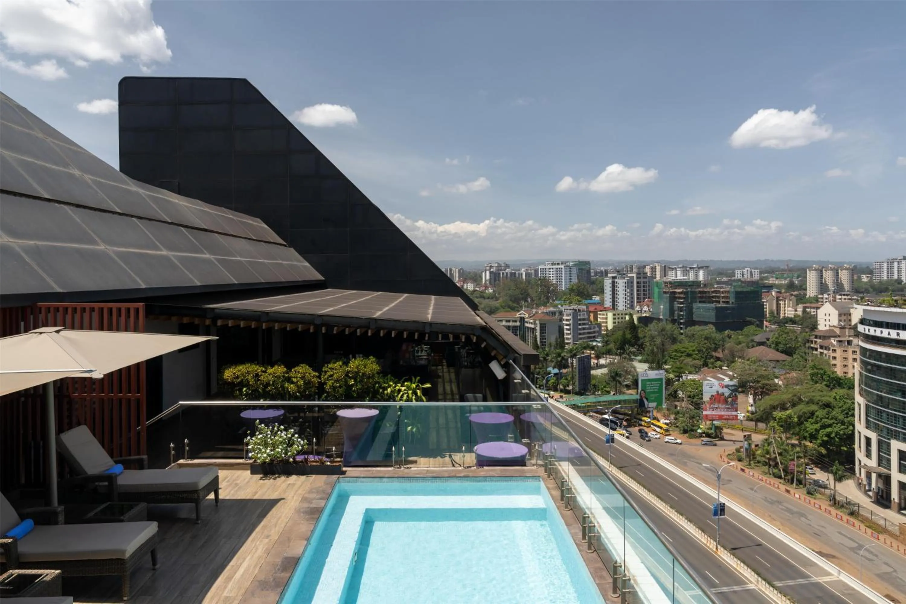 Pool view in Park Inn by Radisson, Nairobi Westlands