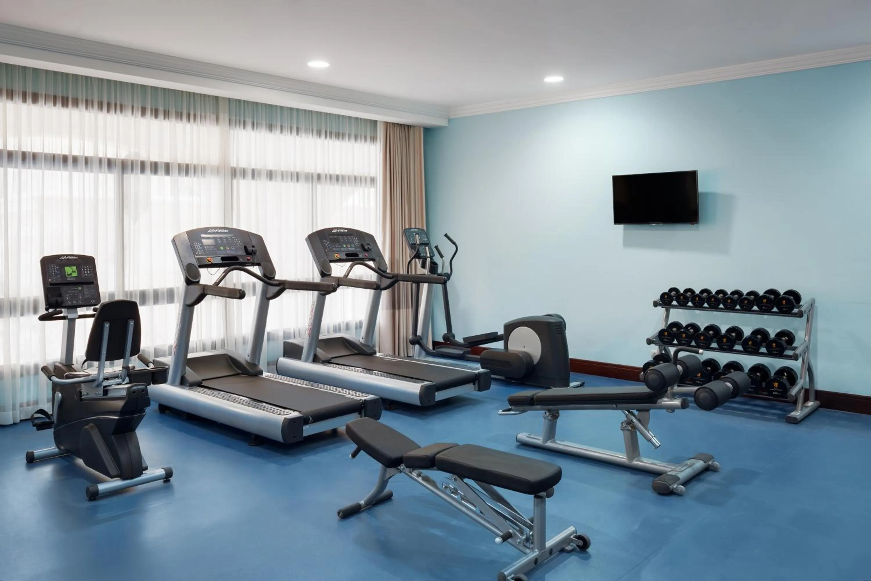 Fitness centre/facilities in Park Inn by Radisson Makkah Al Naseem