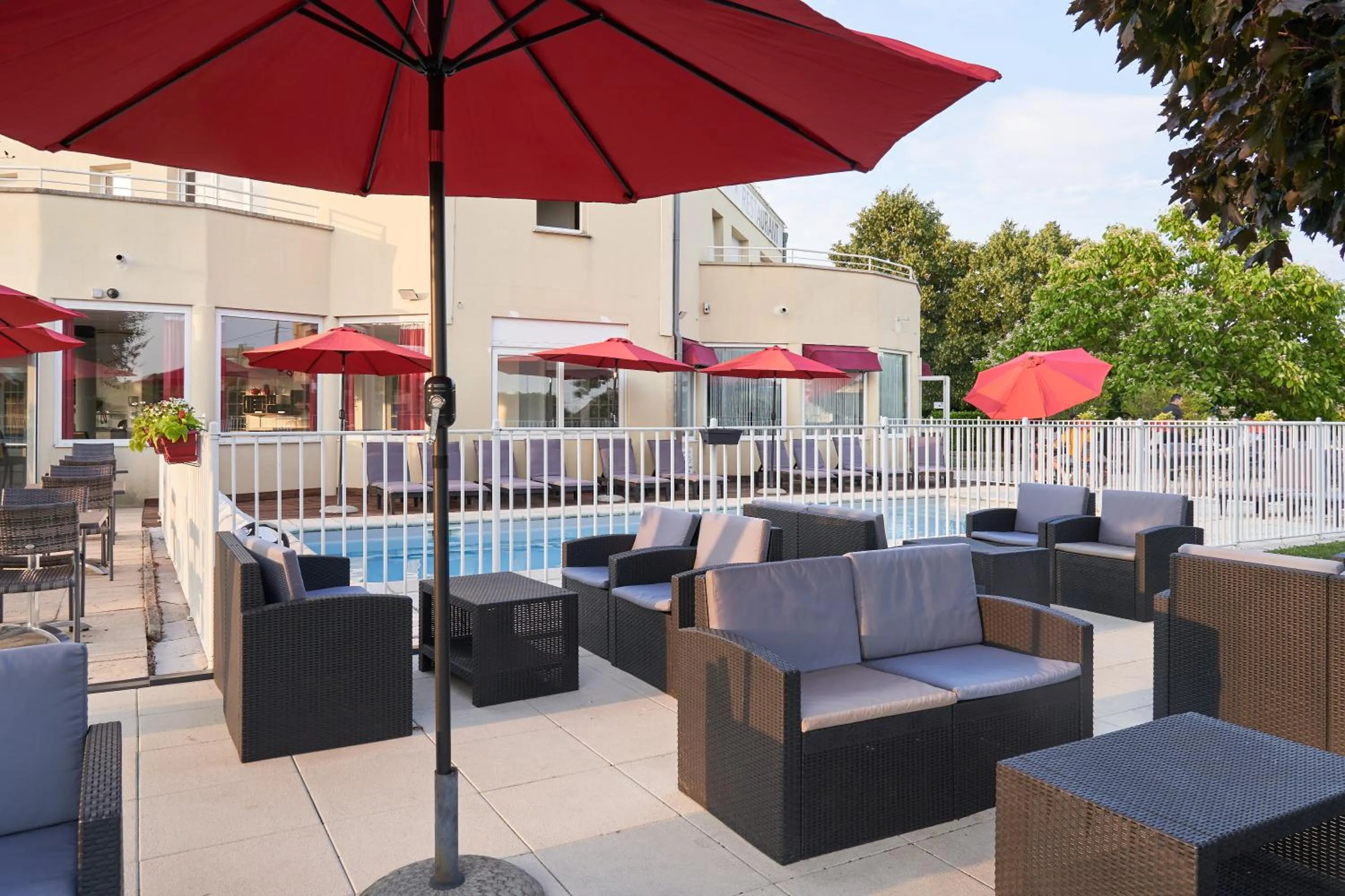 Patio in Authentic by balladins Dijon / Marsannay-la-Côte